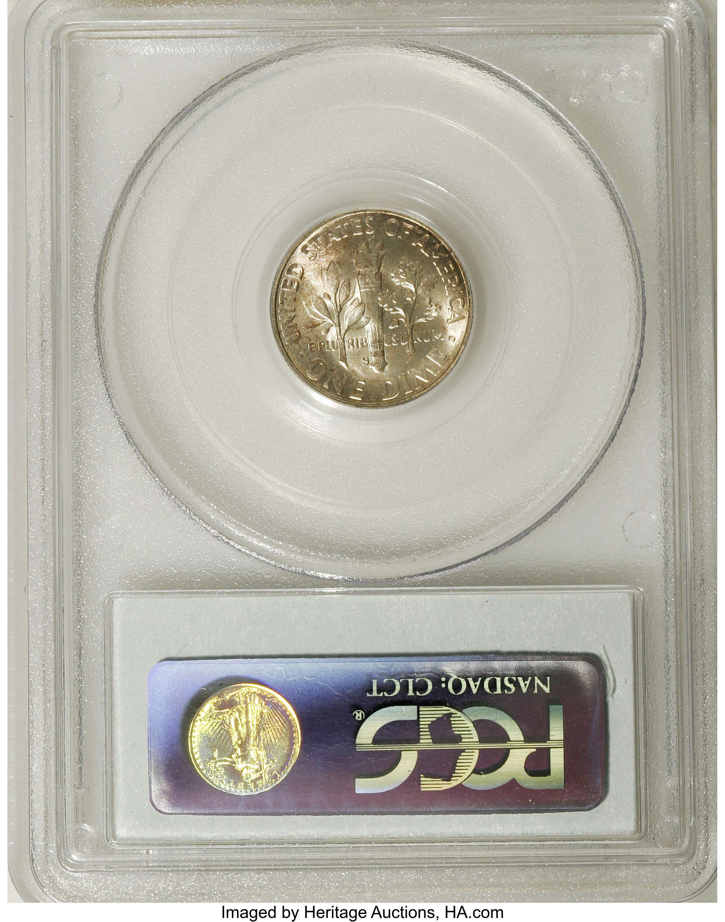 1950-S/S 10c S/Inverted S, FS-501 MS66 thumbnail 12
