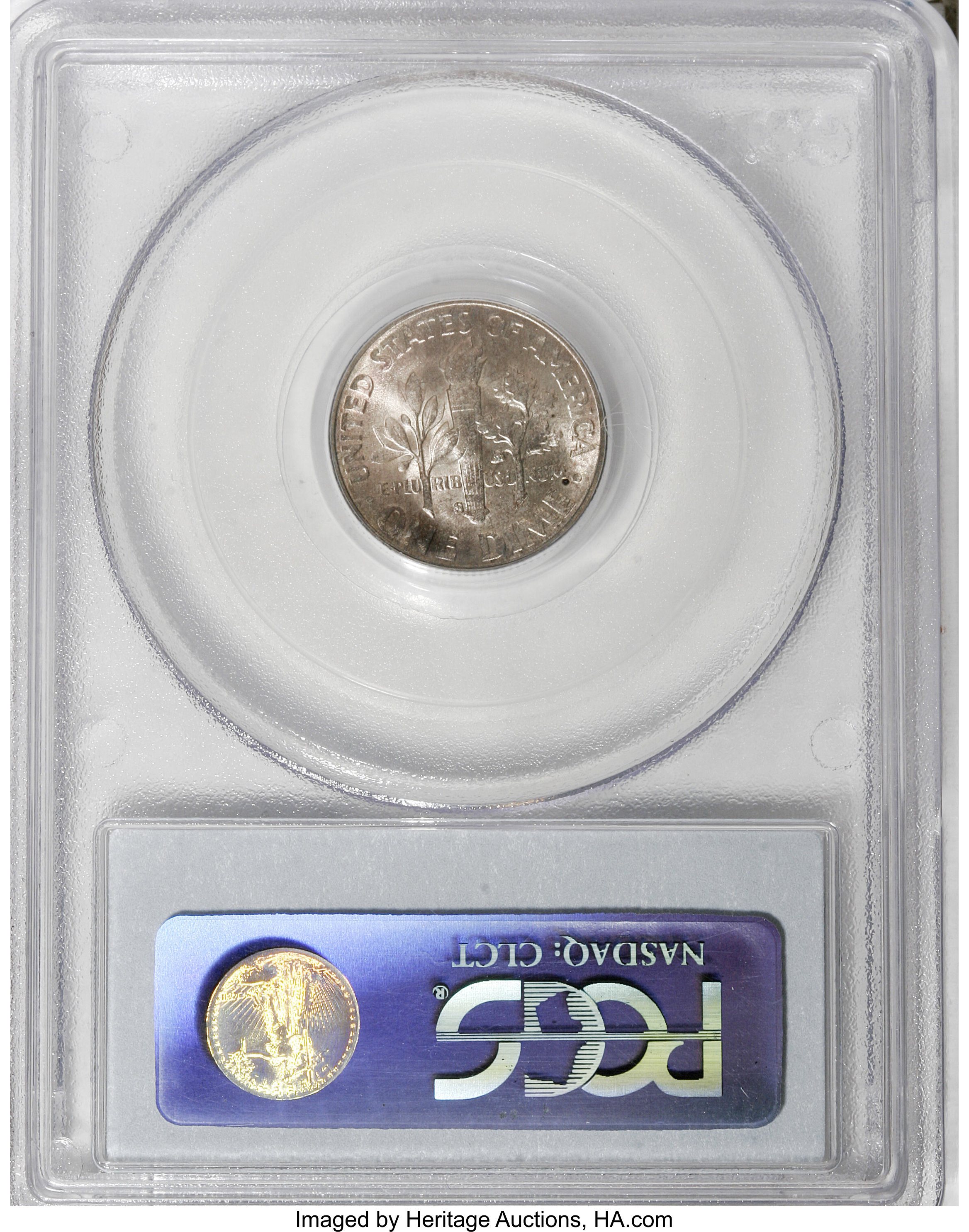 1950-S/S 10c S/Inverted S, FS-501 MS66 thumbnail 8