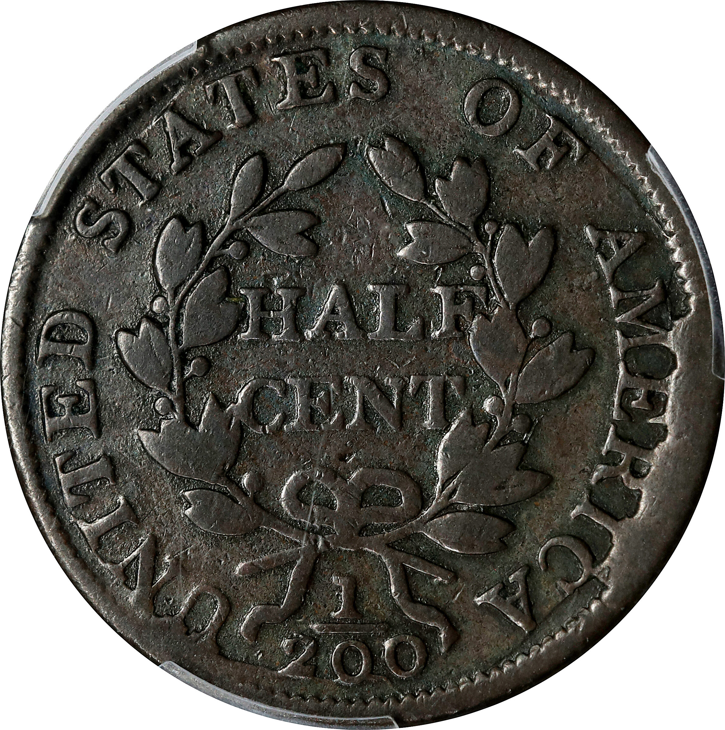 1804 1/2c Spiked Chin, C-6 MS BN AG3 BN thumbnail 3