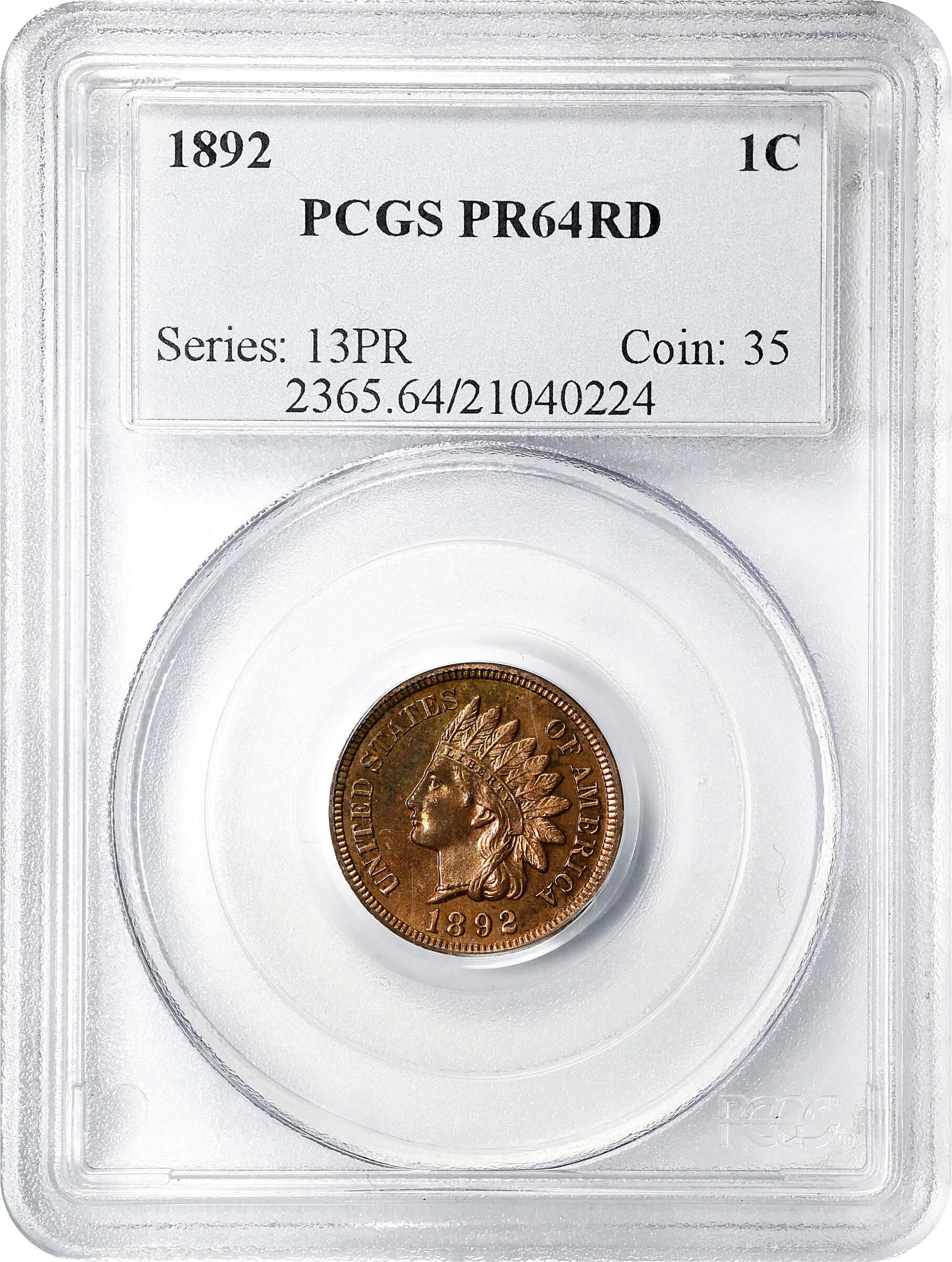 1892 1c PR RD PR64 RD thumbnail 8