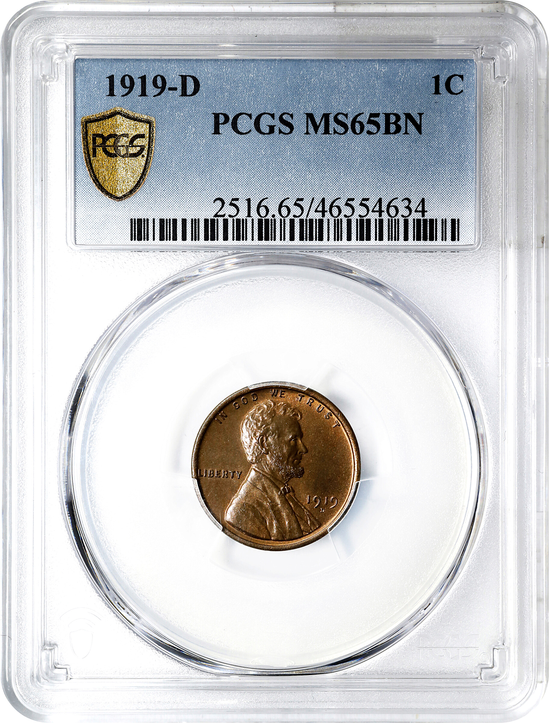 1919-D 1c MS BN MS65 BN thumbnail 5