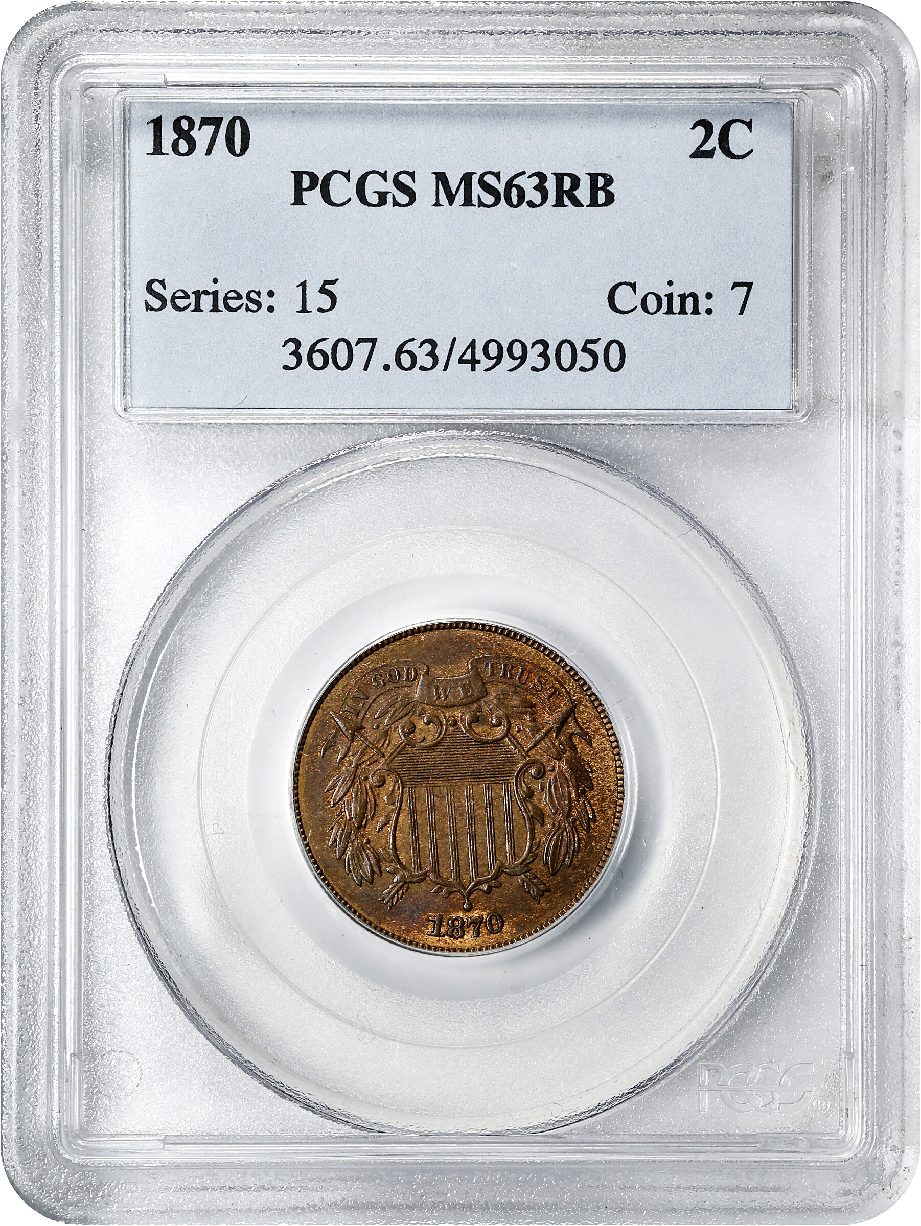 1870 2c MS RB MS63 RB thumbnail 5