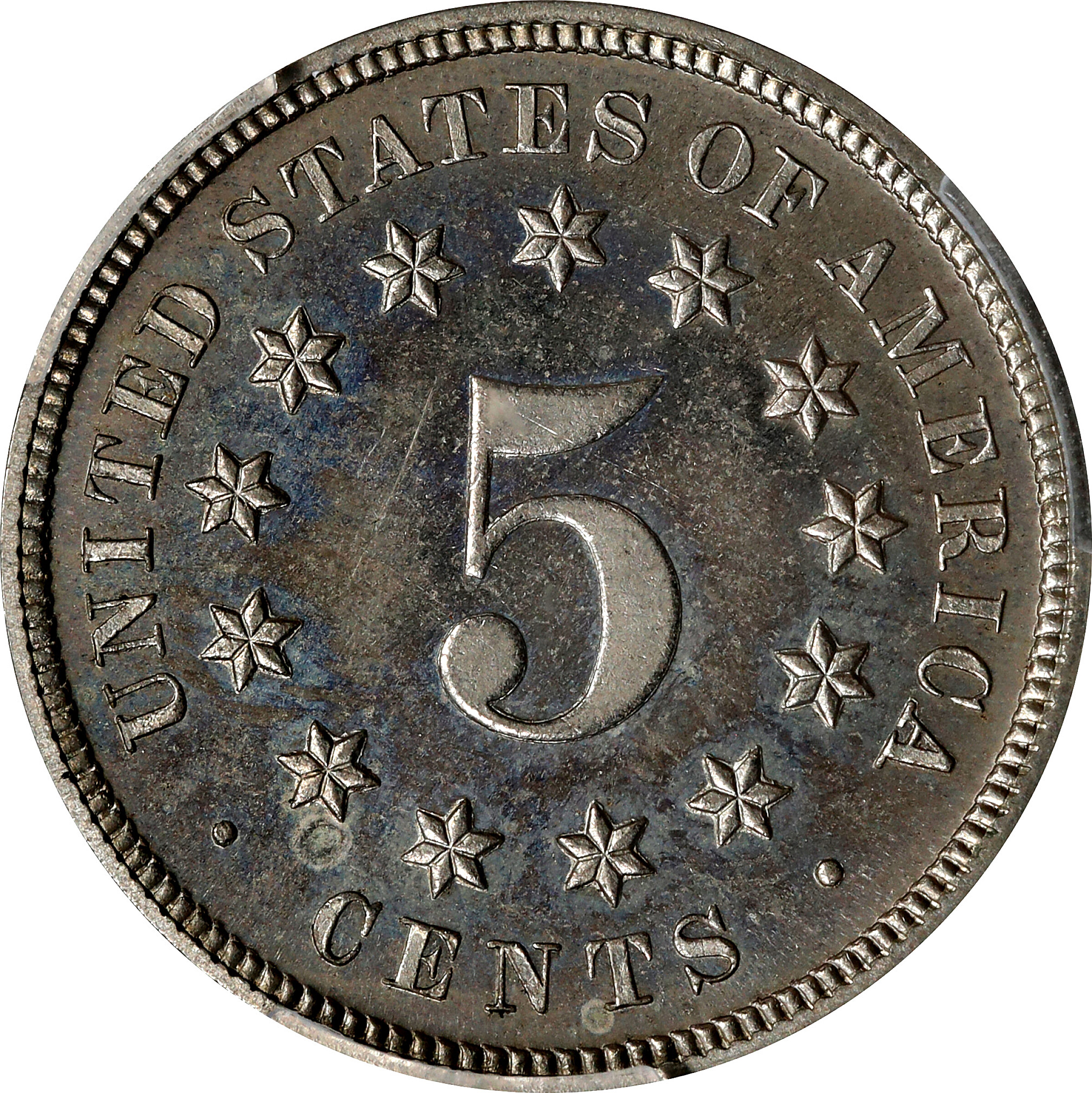 1873 5c Closed 3 PR63 thumbnail 9