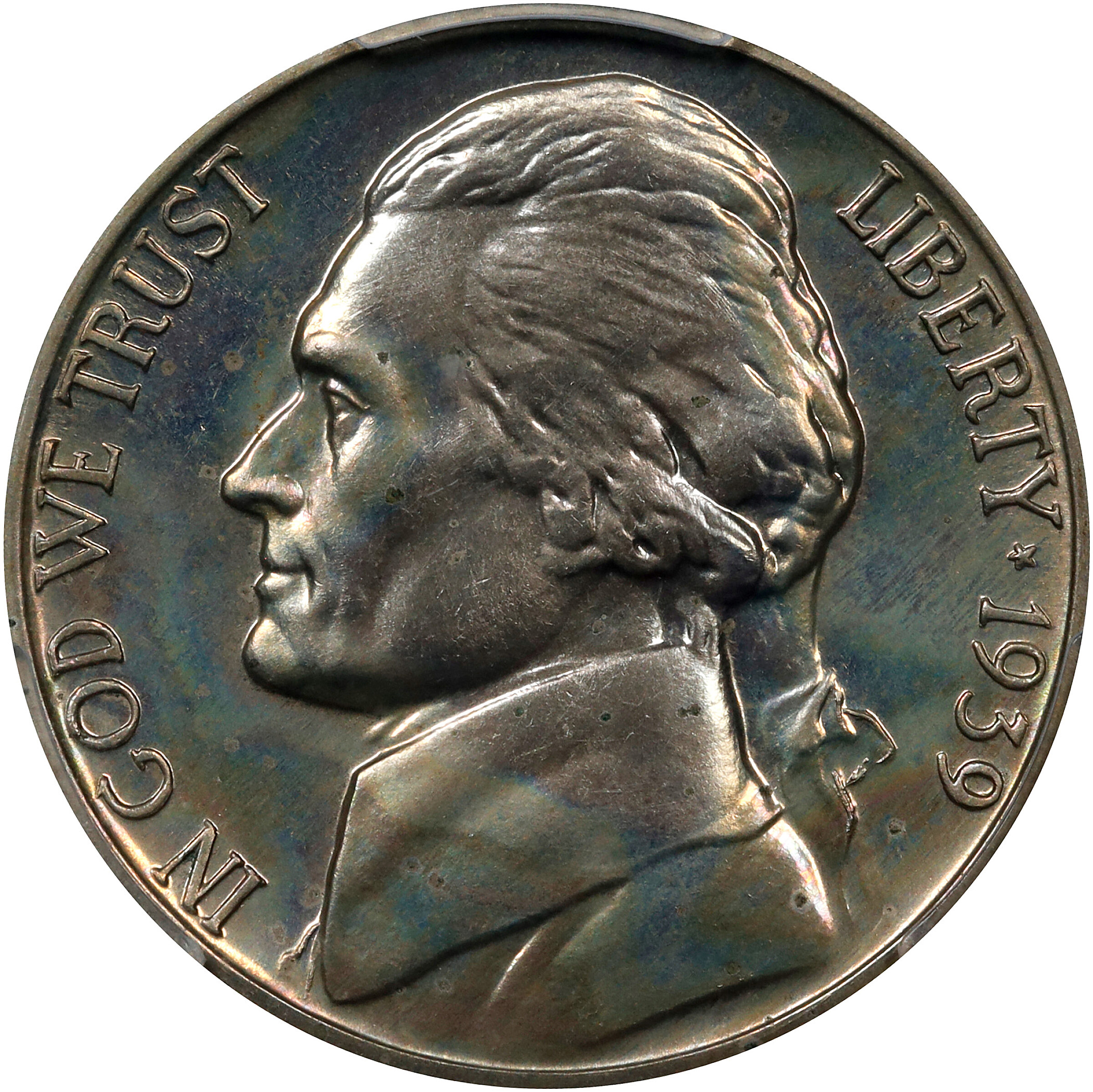 1939 Jefferson Nickel. Reverse of 1940. Proof-65 (PCGS).