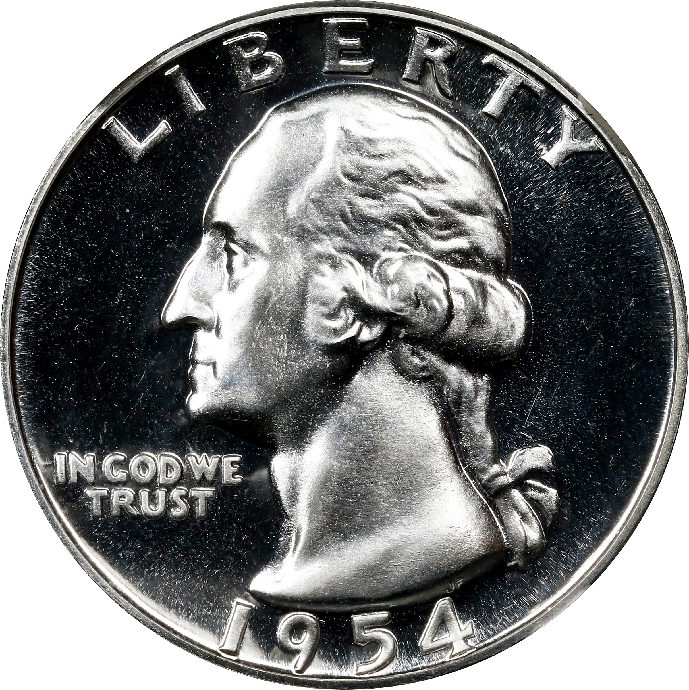1954 Washington Quarter. Proof-69 Cameo (NGC).