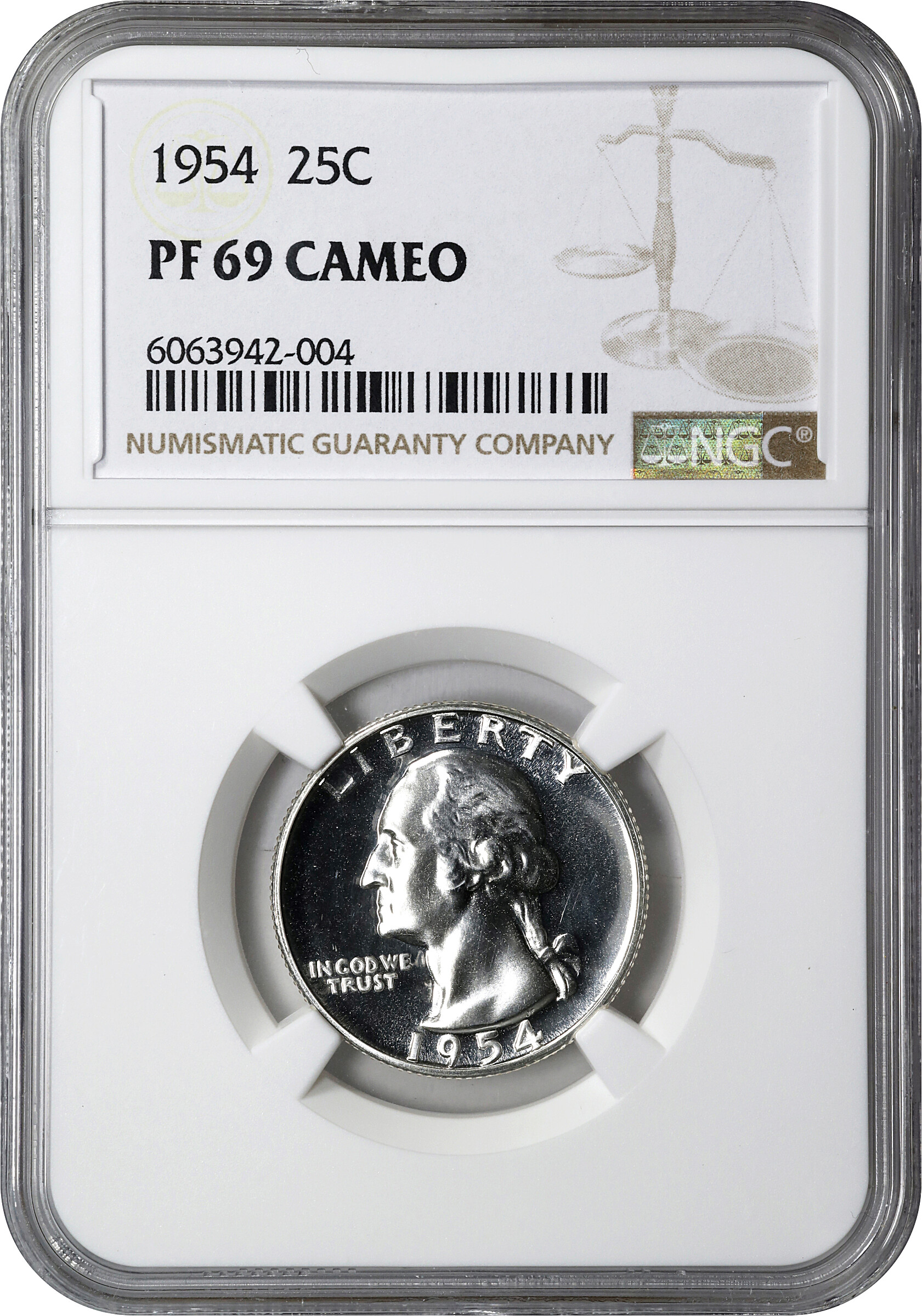 1954 25c PR CAM PR69 CAM thumbnail 6