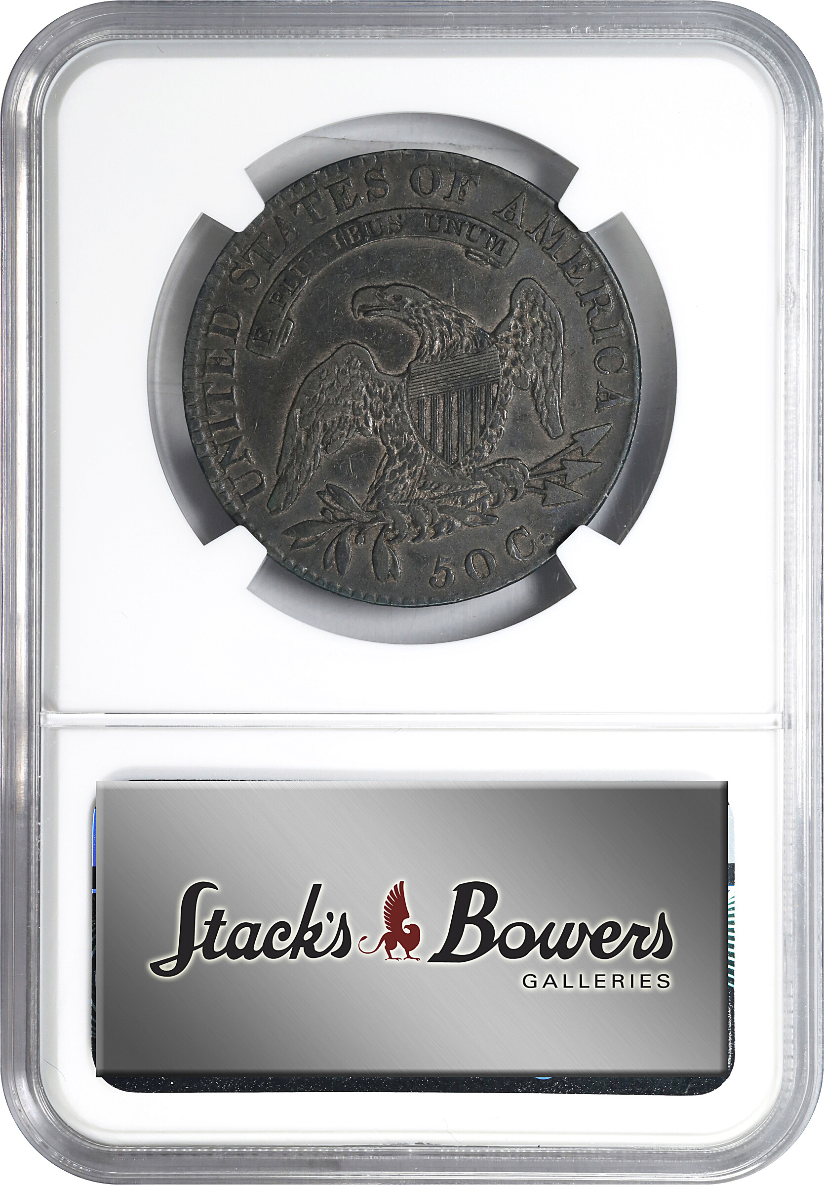 1820 50c Curl Base 2, Small Date VF25 thumbnail 10