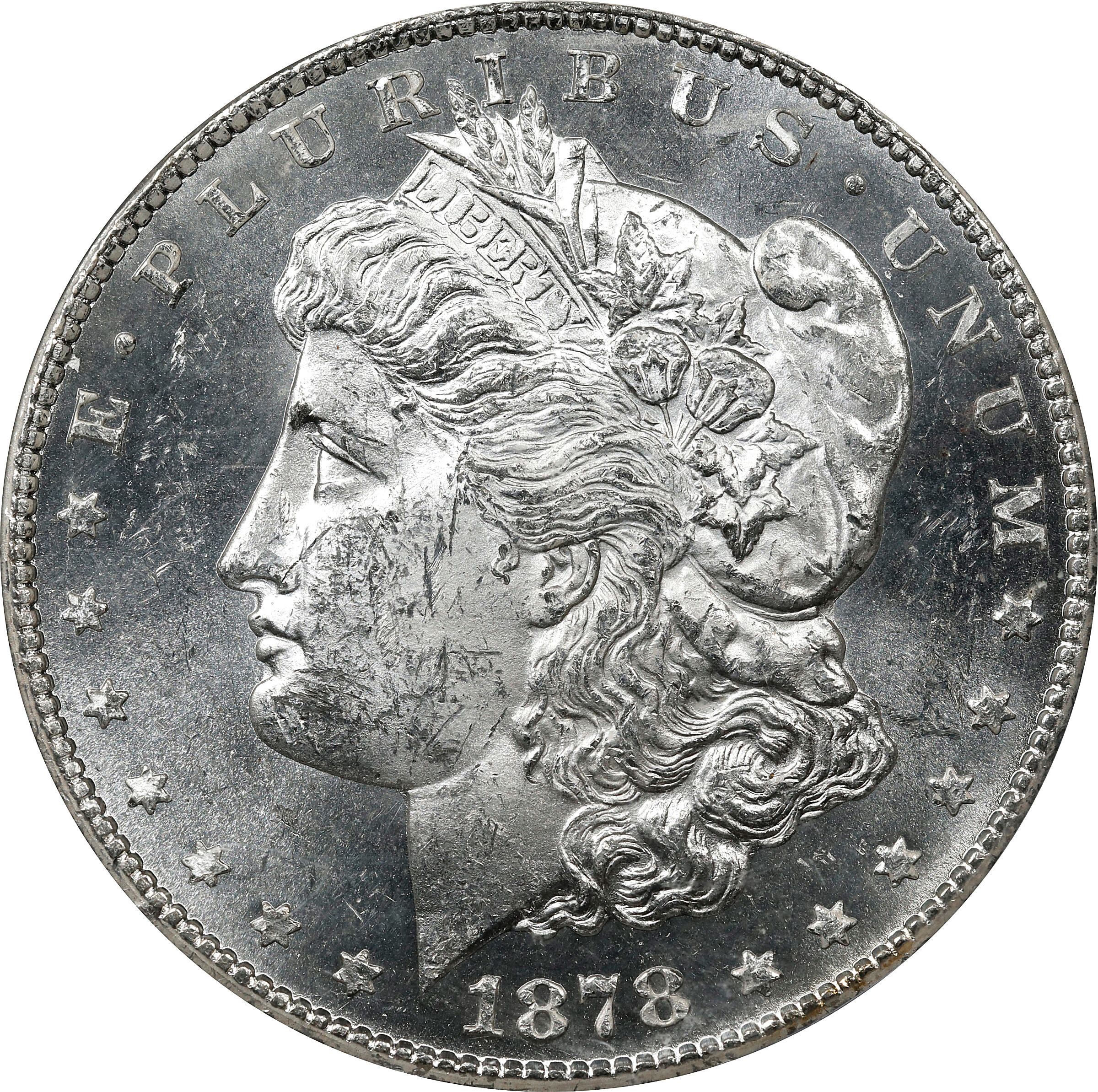 1878-CC Morgan Silver Dollar. MS-61 PL (PCGS). OGH.