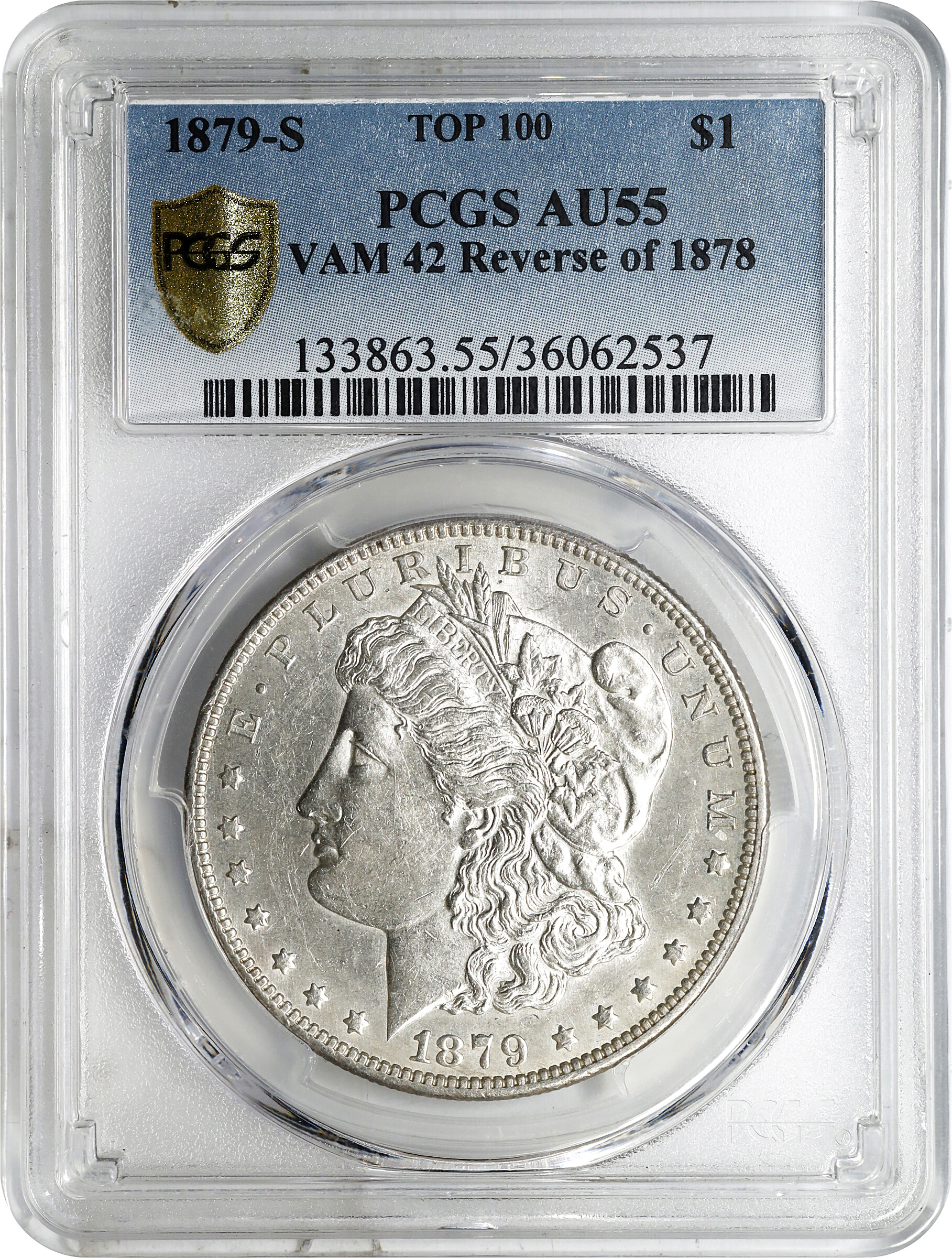 1879-S $1  Reverse of 1878, VAM-42 F12 thumbnail 20