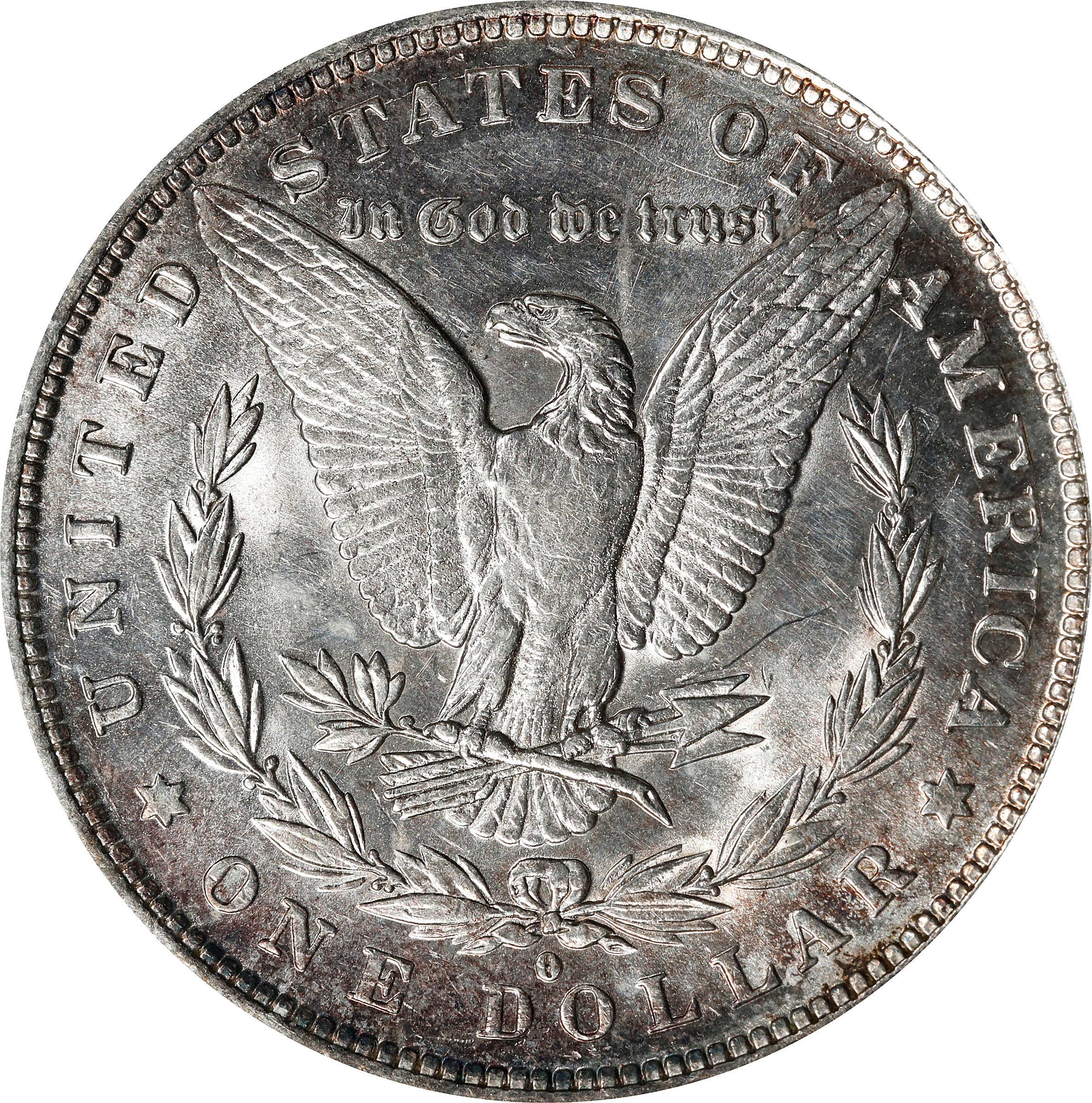 1882-O/S $1  O/S Recessed EDS, VAM-4 AU58 thumbnail 2
