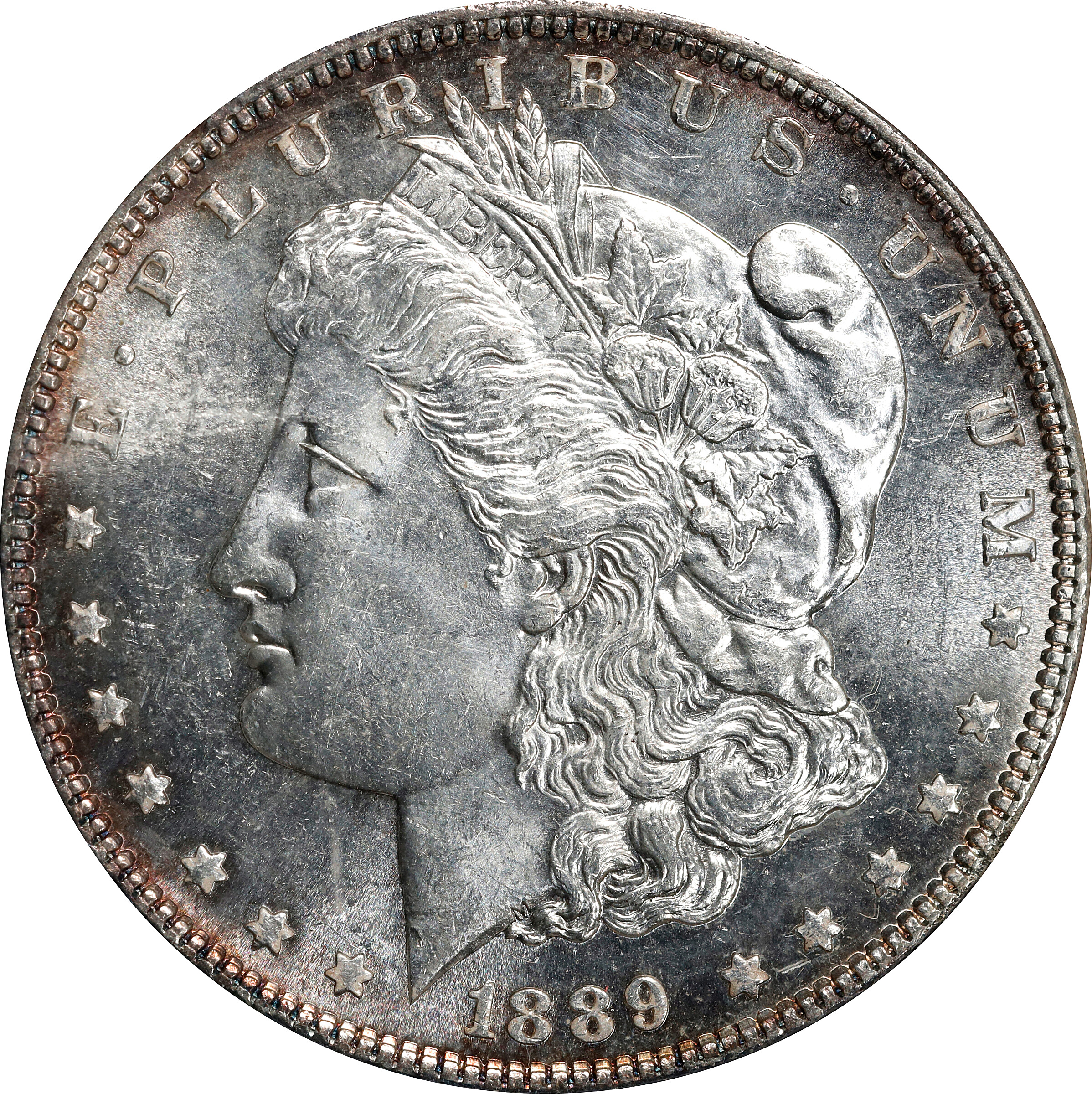 1889 Morgan Silver Dollar. MS-63 DMPL (ANACS). OH.