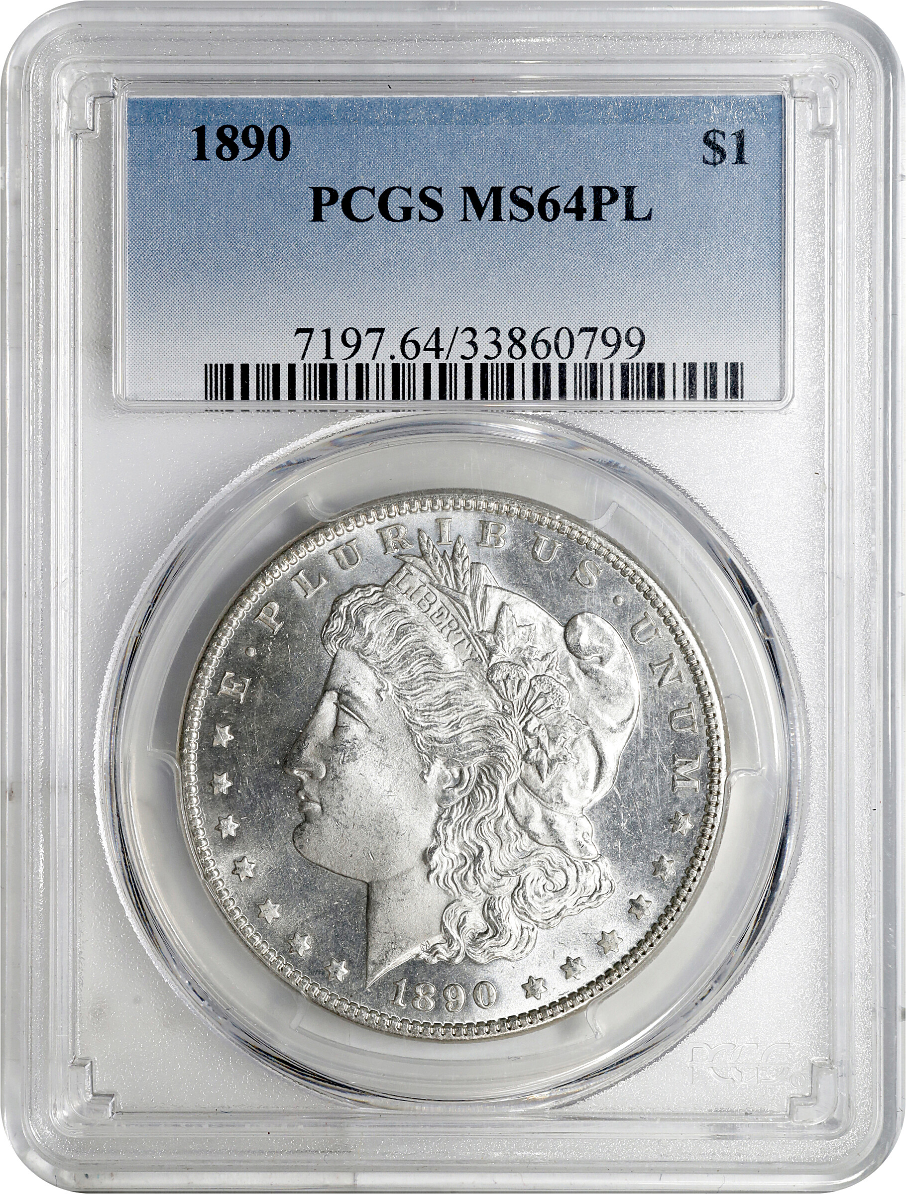 1890 $1  MS PL MS64 PL CAC thumbnail 8