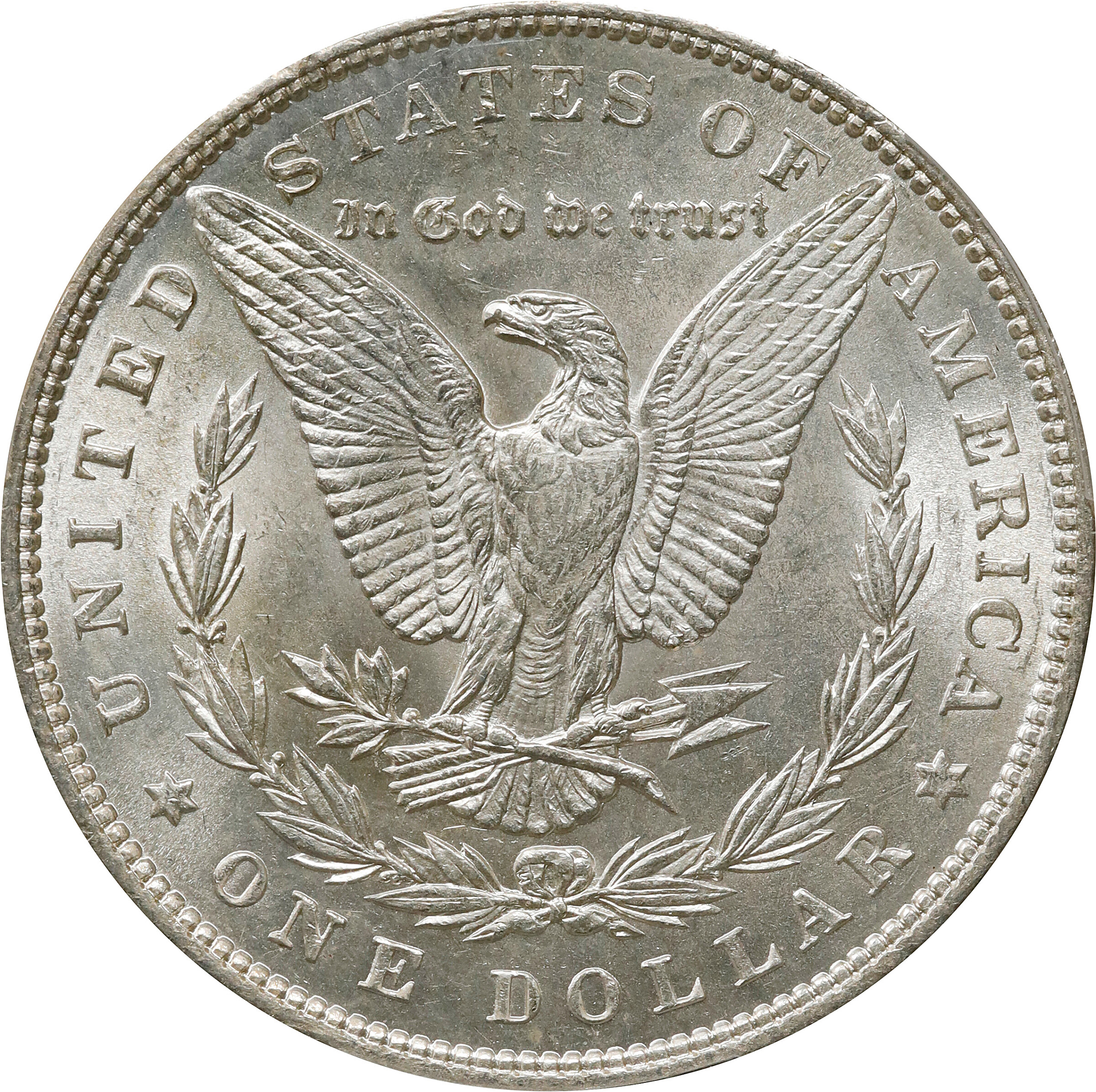 1896 $1  Doubled Stars, VAM-4 AU50 CAC thumbnail 2