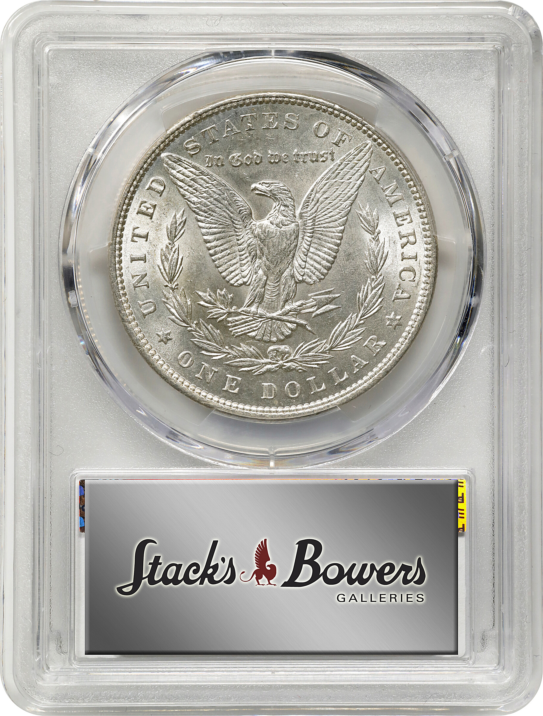 1896 $1  Doubled Stars, VAM-4 AU50 CAC thumbnail 4