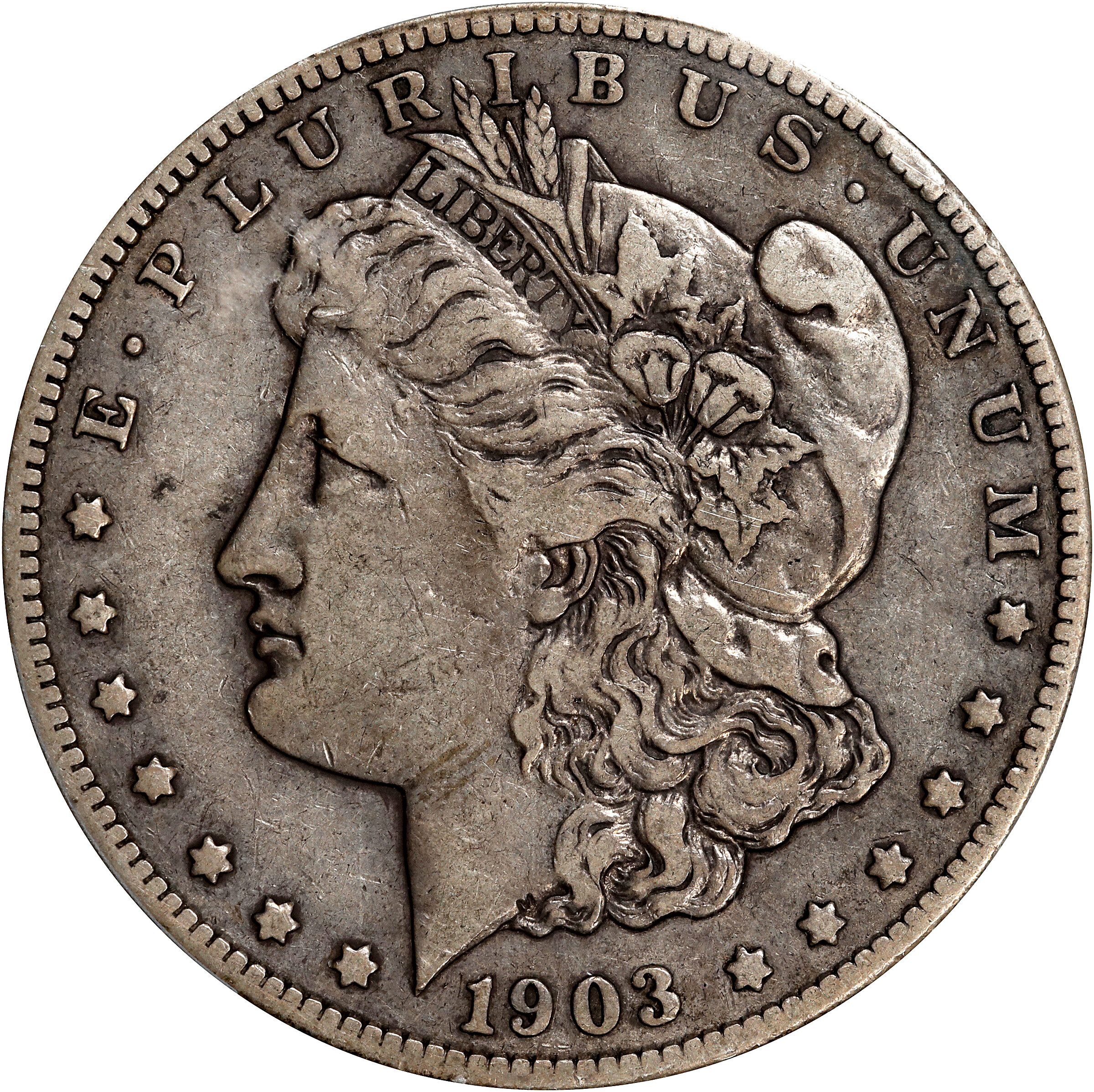 1903-S Morgan Silver Dollar. VAM-2. Top 100 Variety. Micro S. VF-25 (PCGS).