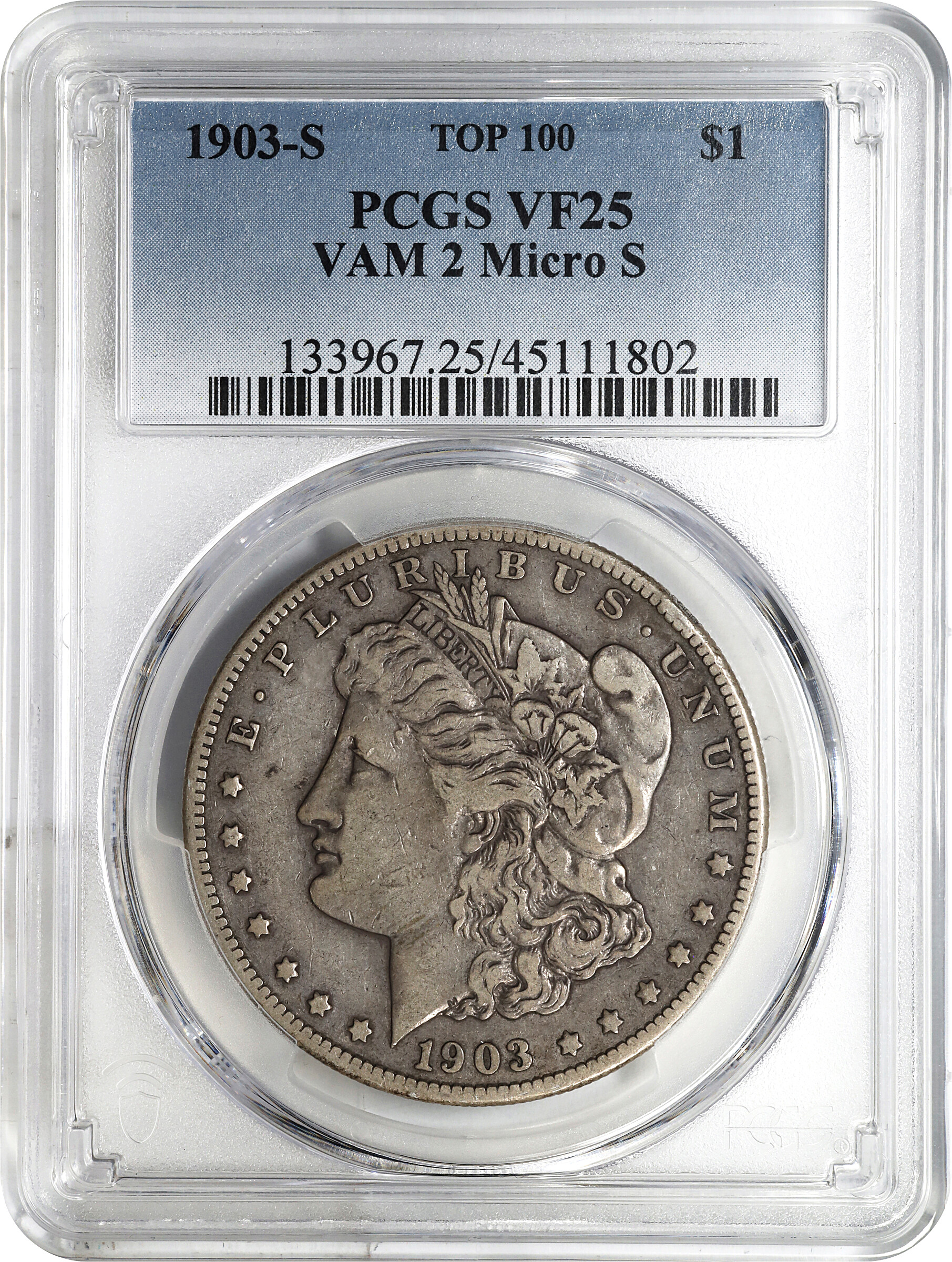 1903-S $1  Micro S, VAM-2 VF25 thumbnail 3