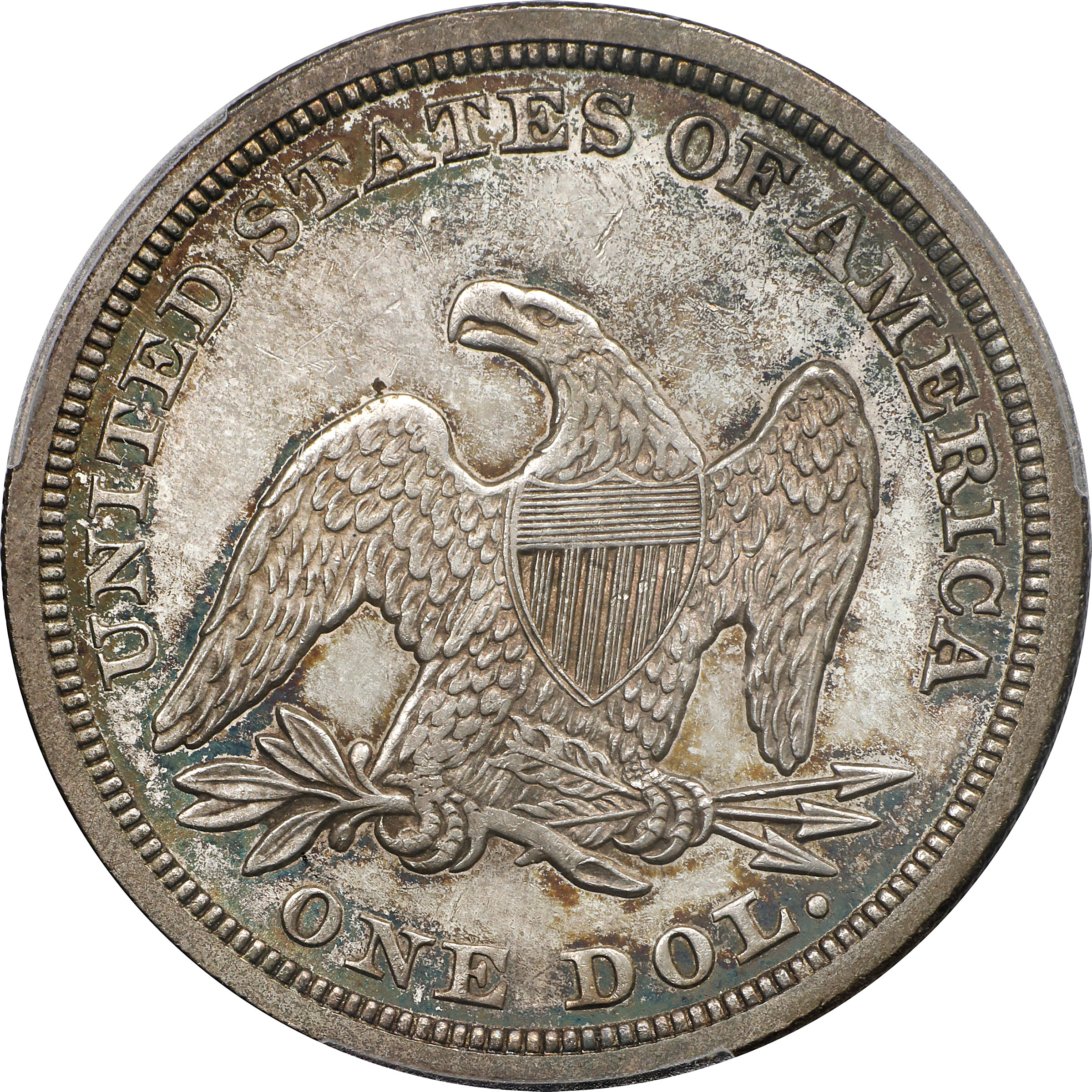 1848 $1 MS60 CAC thumbnail 12