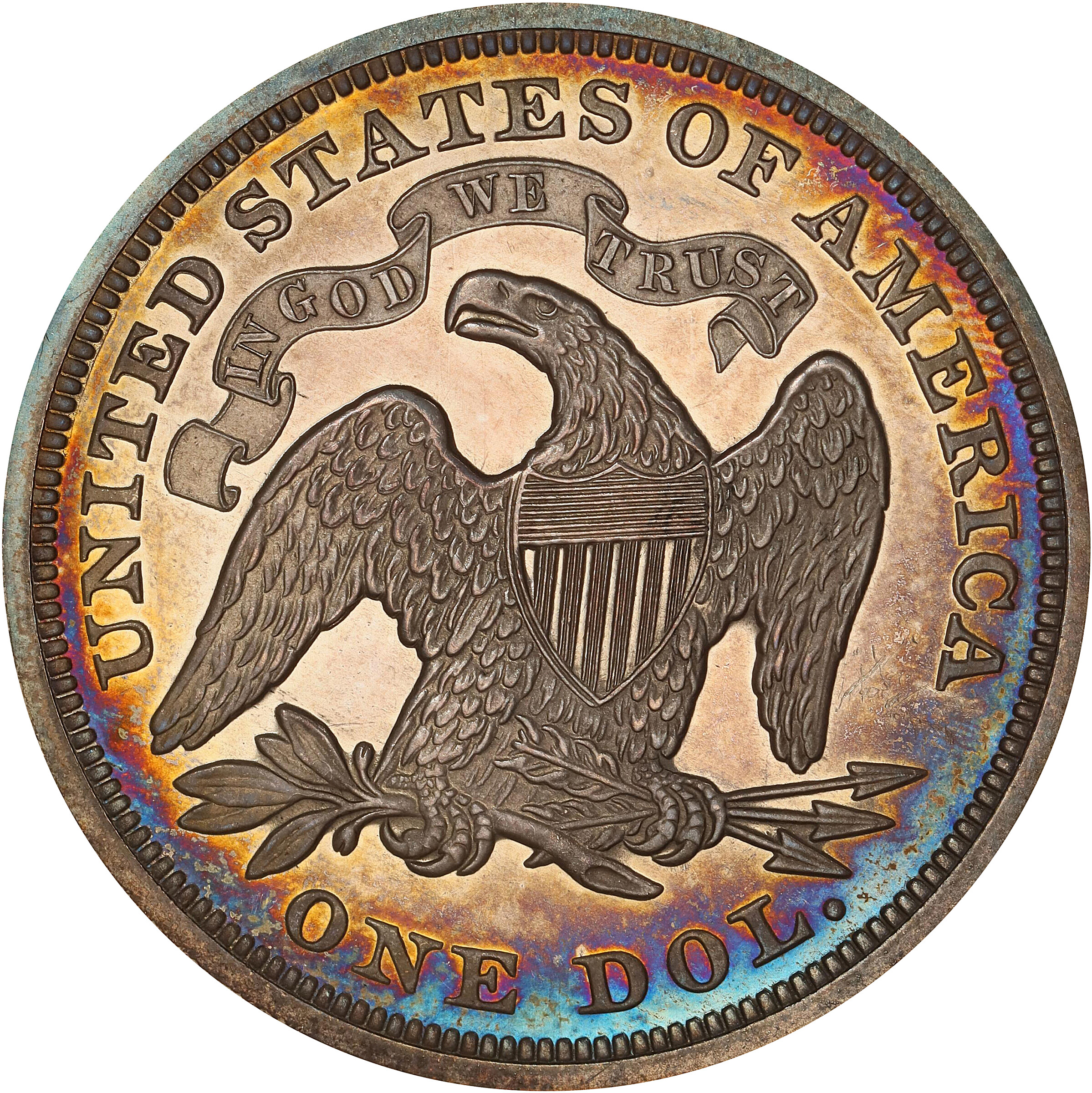 1871 $1 PR66 thumbnail 3