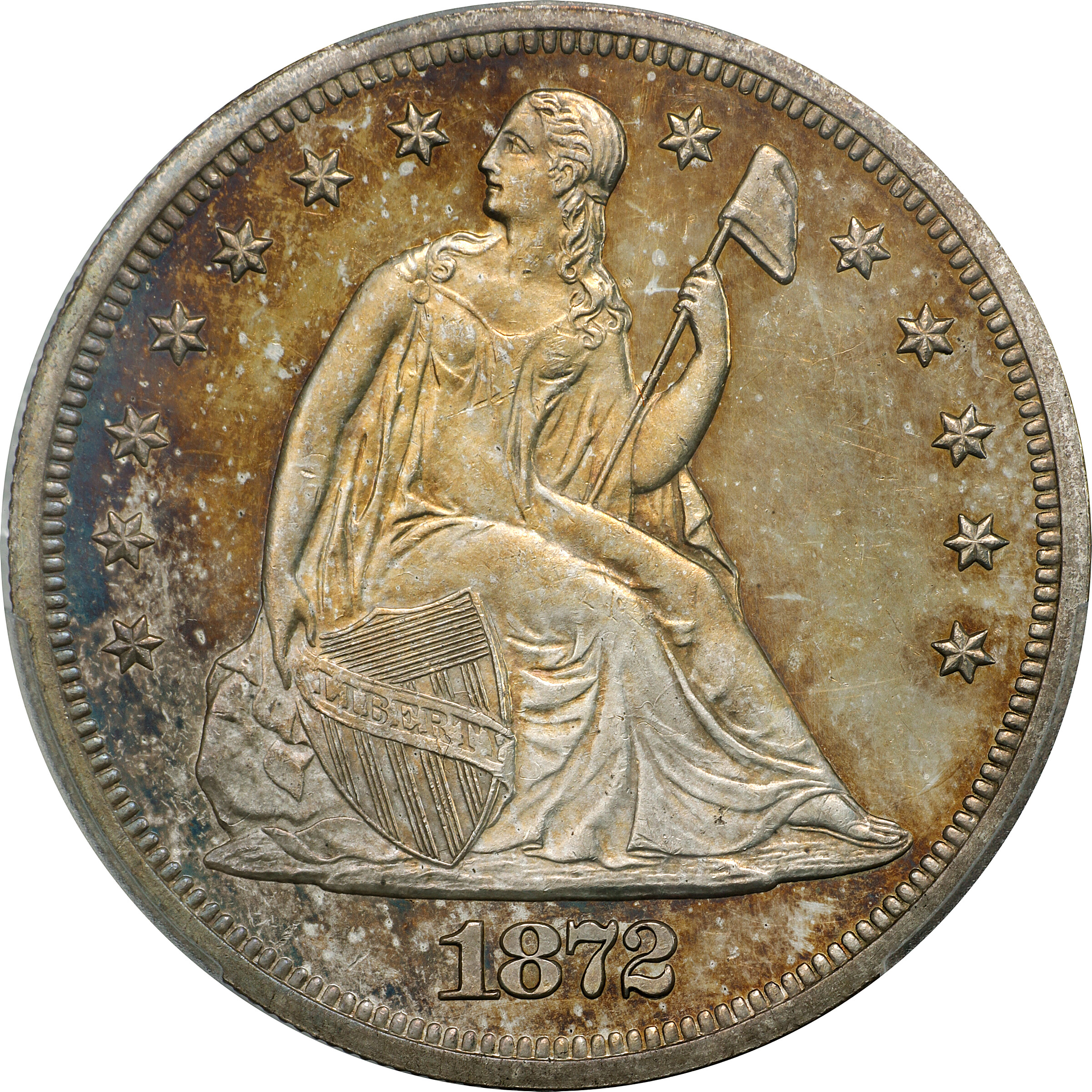 1872 $1  PR CAM PR64 CAM thumbnail 6