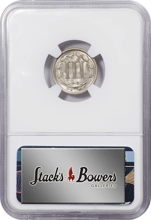 image for: 1889 Nickel Three-Cent Piece. MS-68 (NGC).