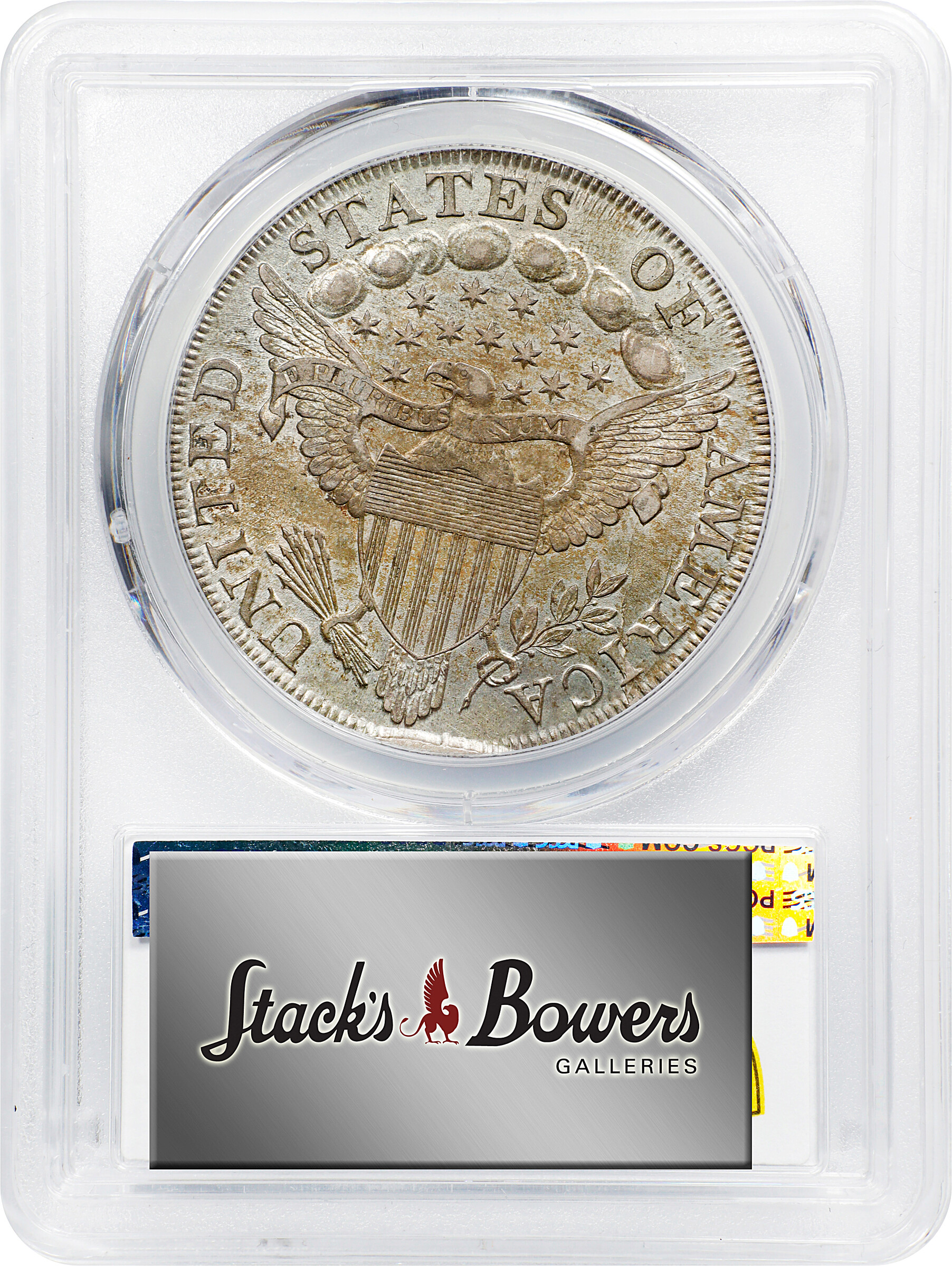 1798 $1  Large Eagle, Pointed 9, Wide Date, B-20, BB-102 MS60 thumbnail 5