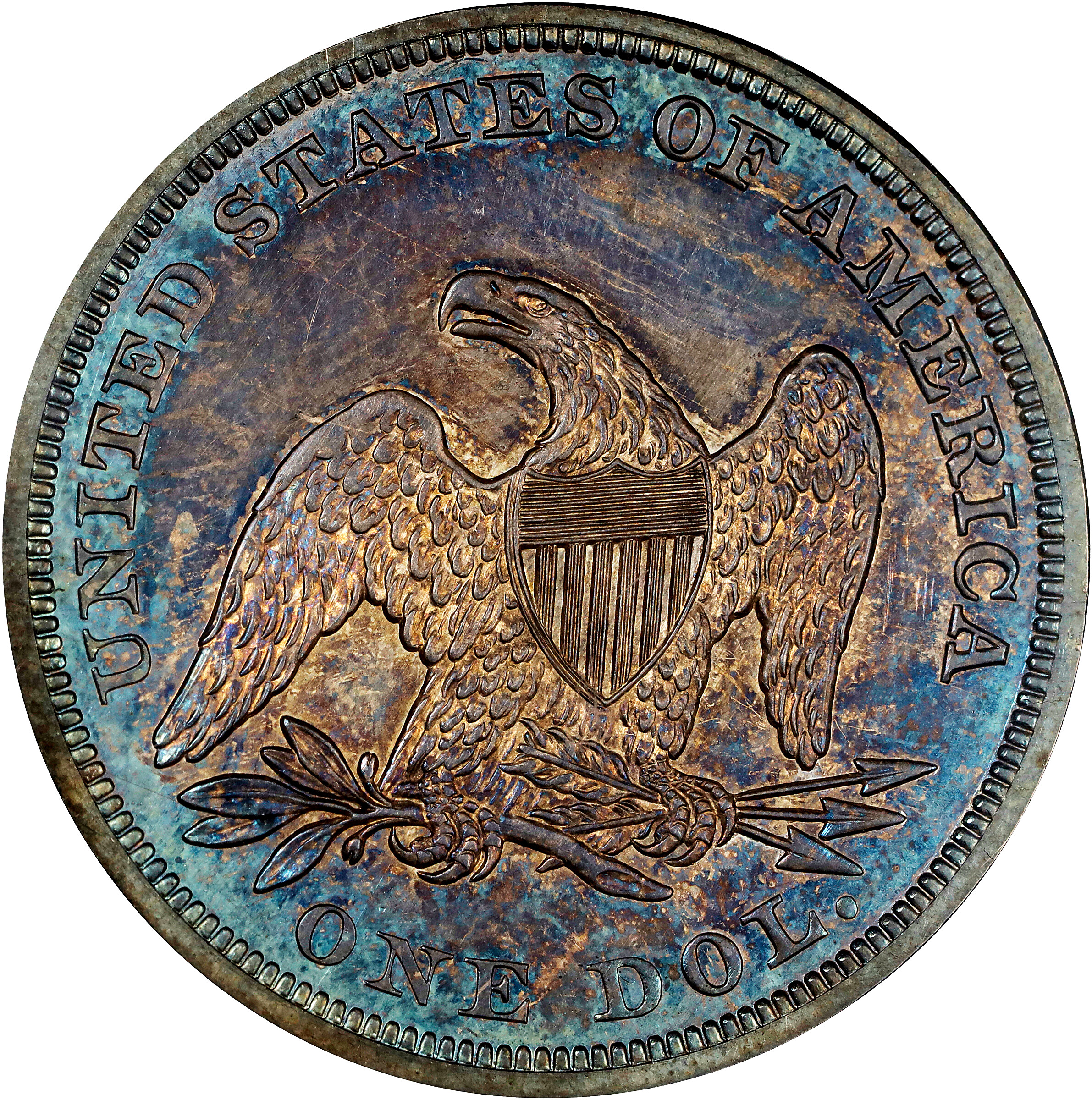 1856 $1 PR65 CAC thumbnail 2