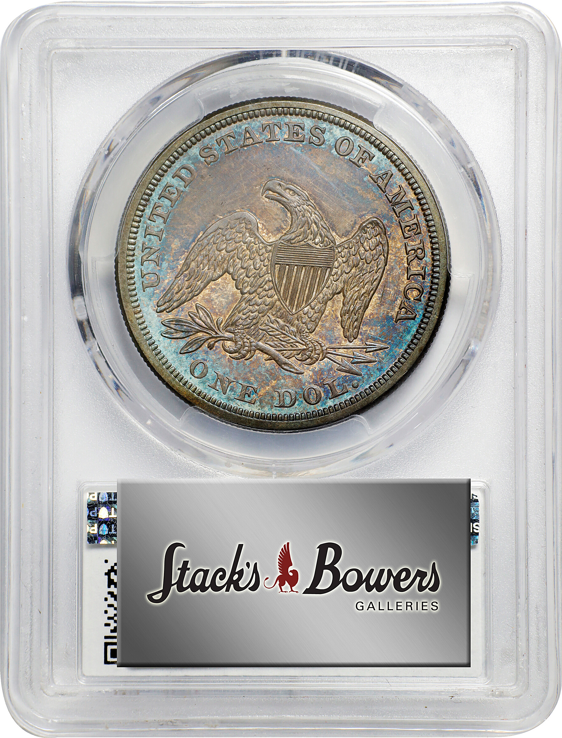 1856 $1 PR65 CAC thumbnail 4