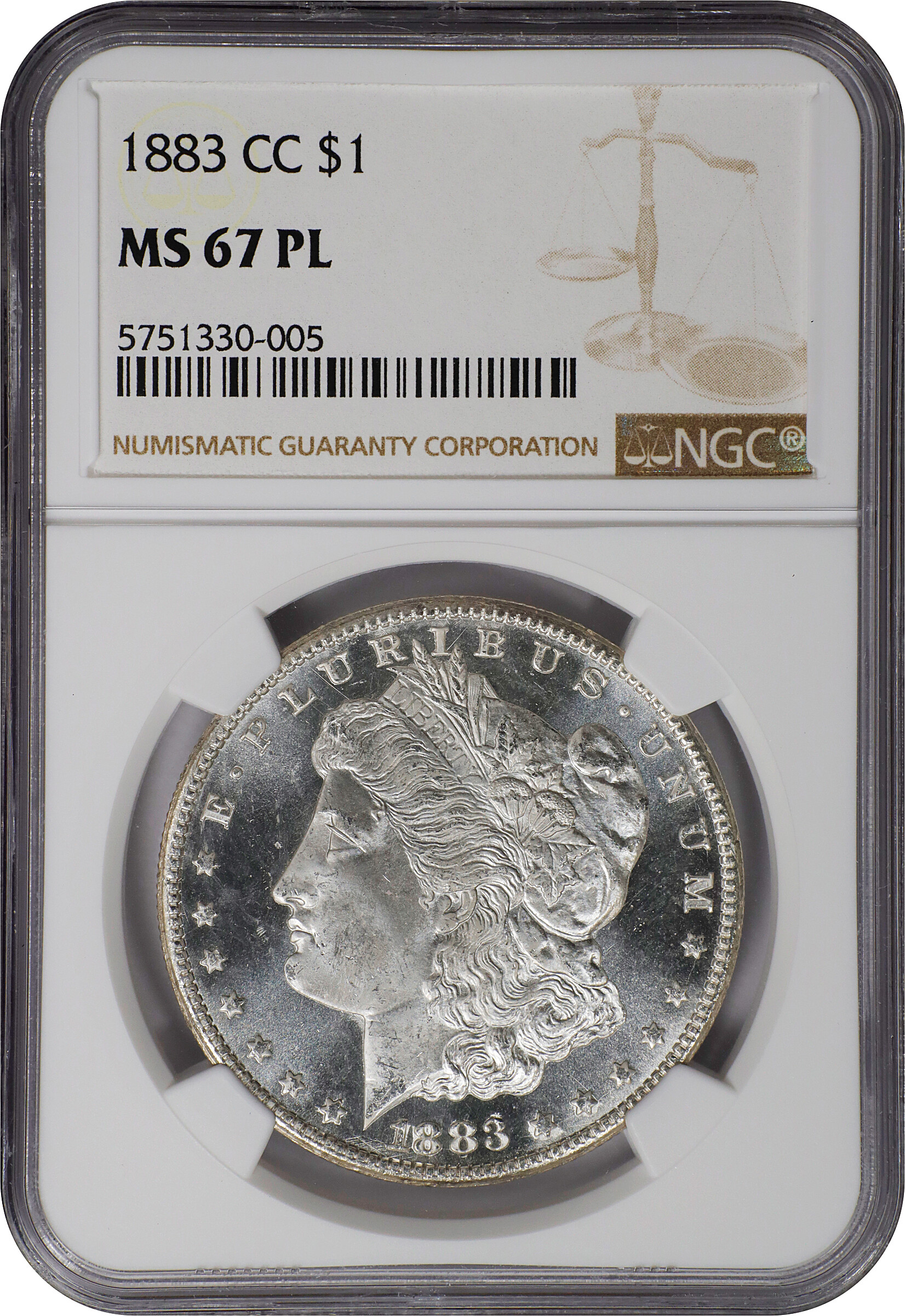 1883-CC $1  MS PL MS67 PL thumbnail 6