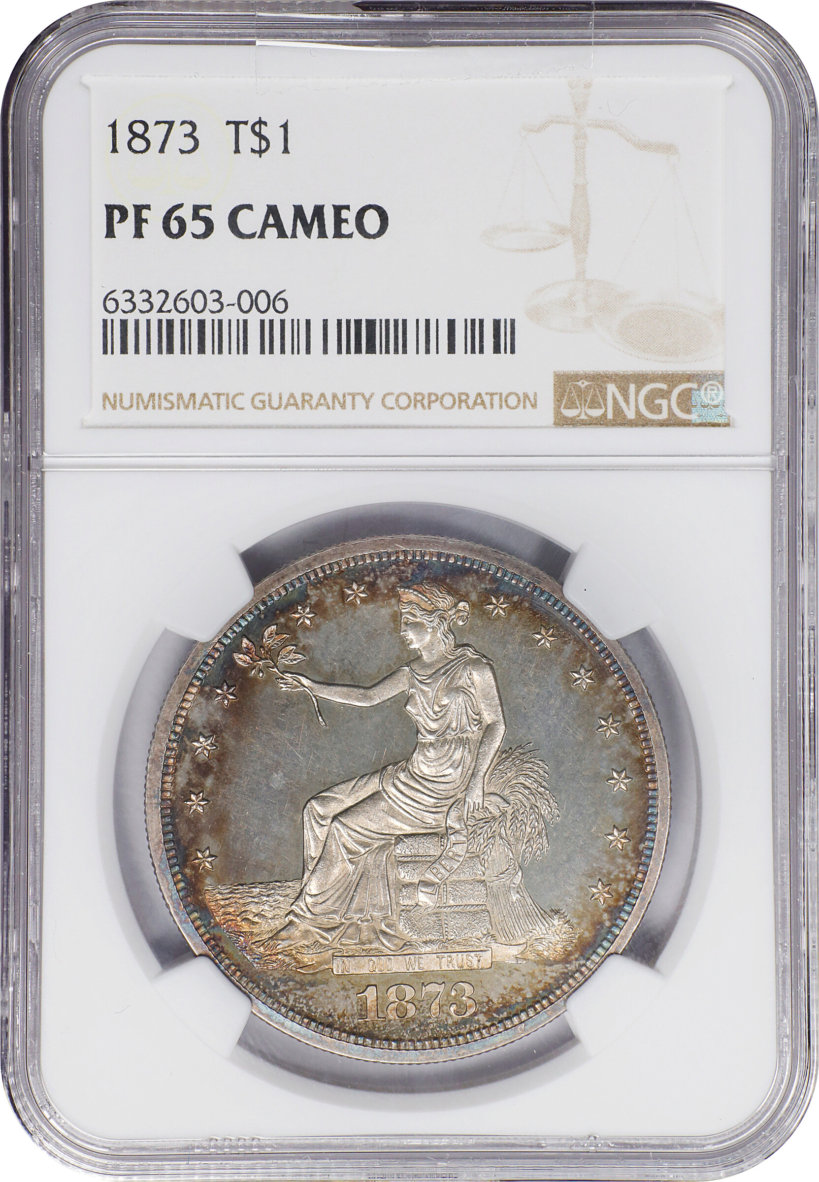 1873 Trade$ PR CAM PR65 CAM thumbnail 7