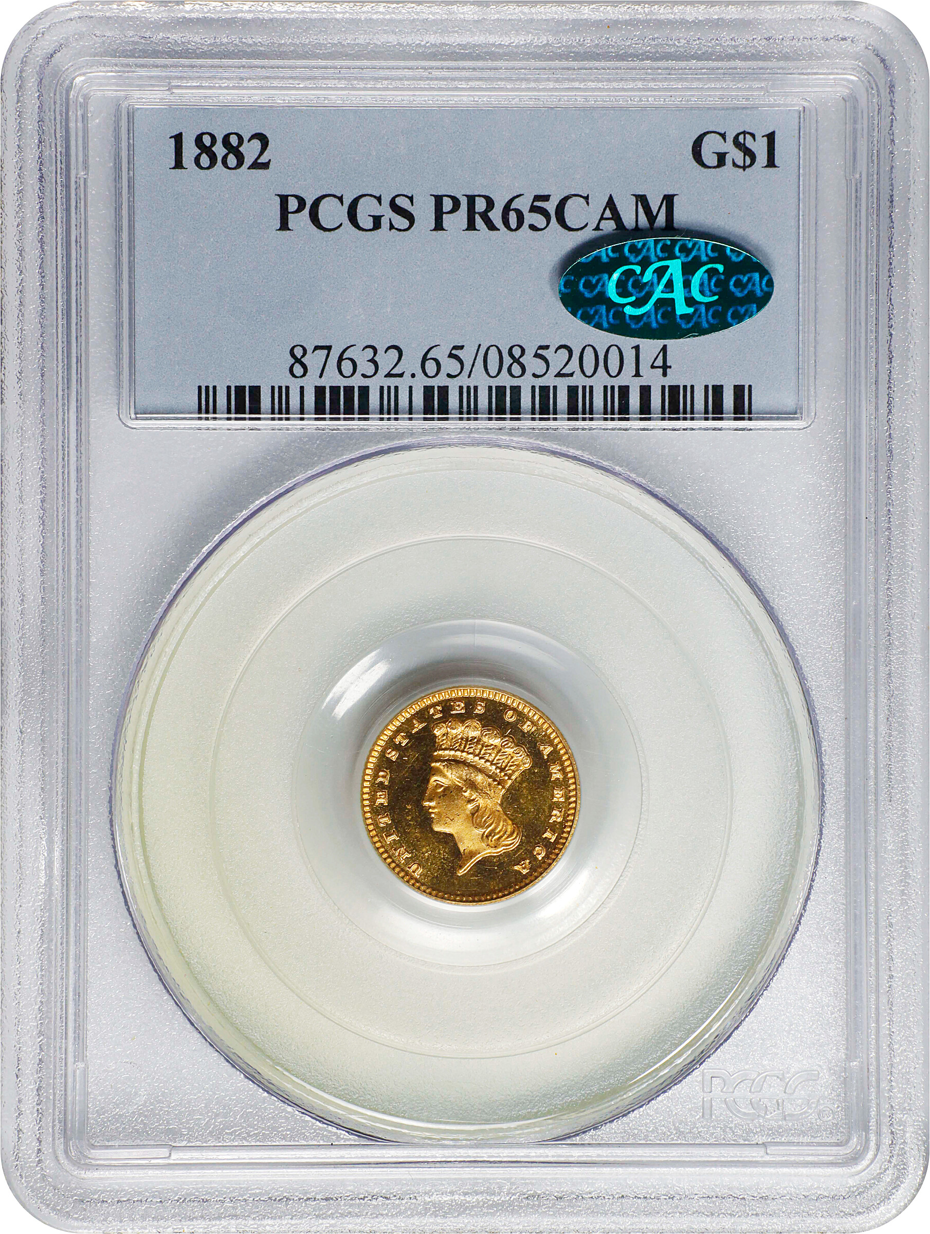 1882 G$1 PR CAM PR60 CAM thumbnail 24