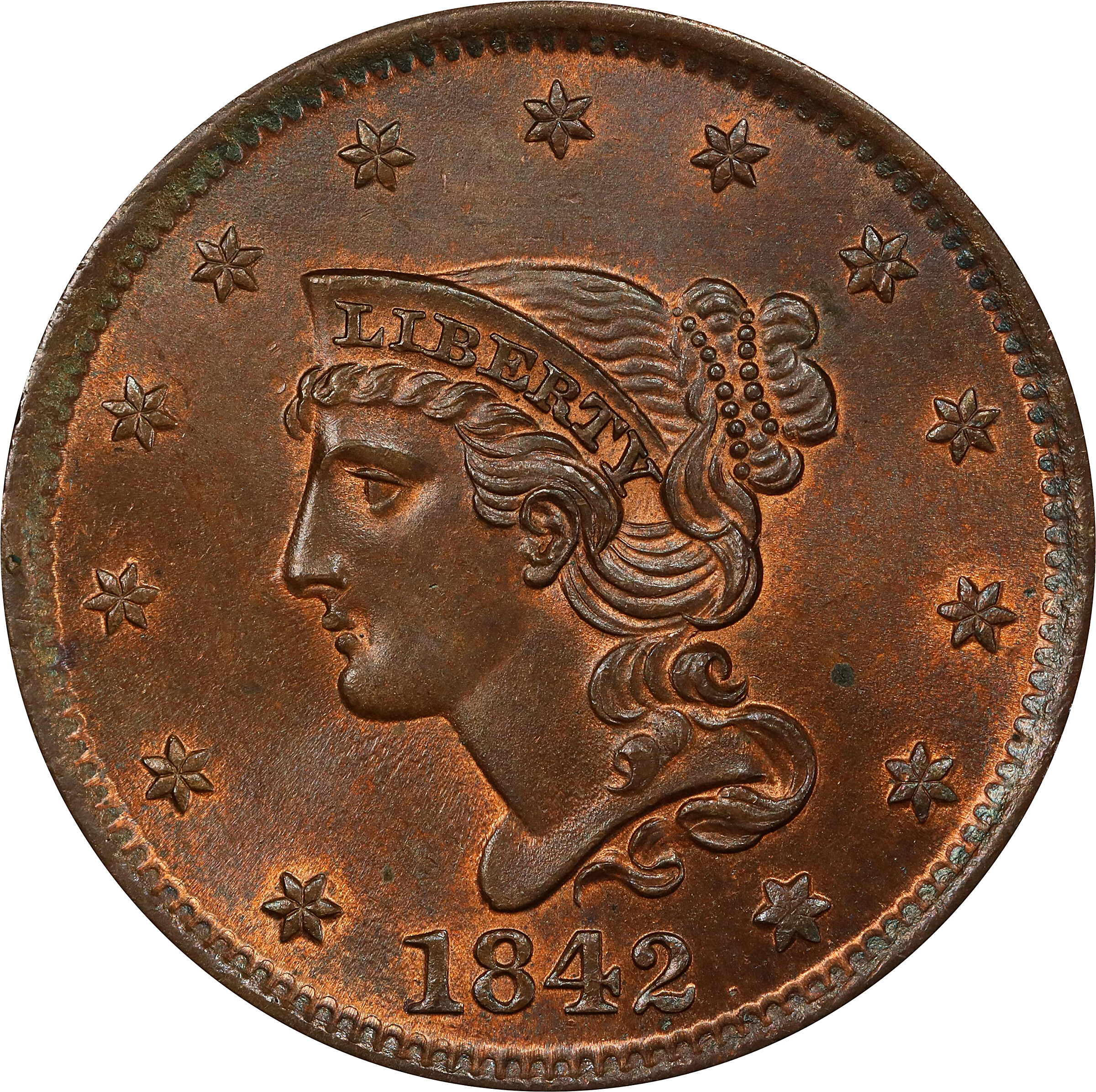 1842 Large Date Cent MS Values | Greysheet