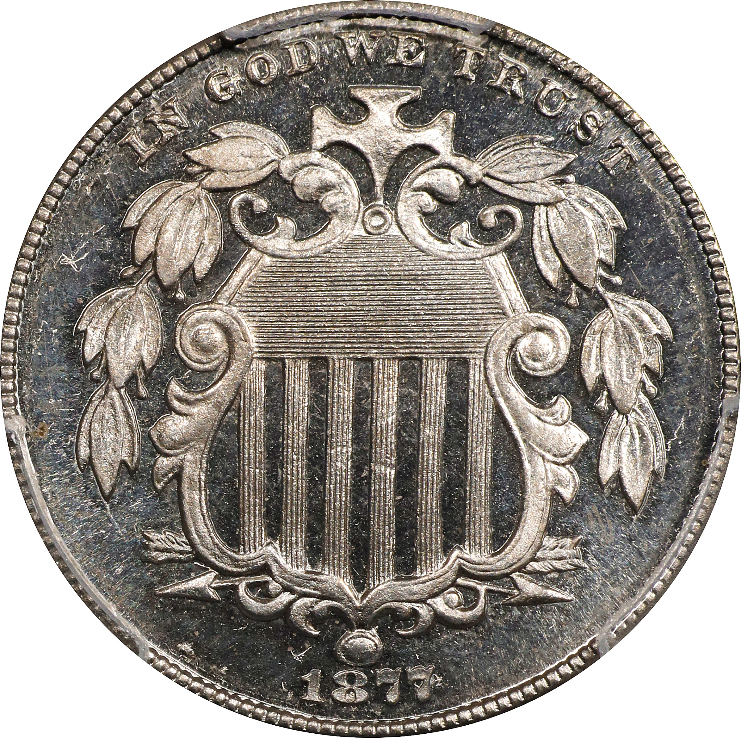 1877 5c PR CAM PR64 CAM CAC thumbnail 13