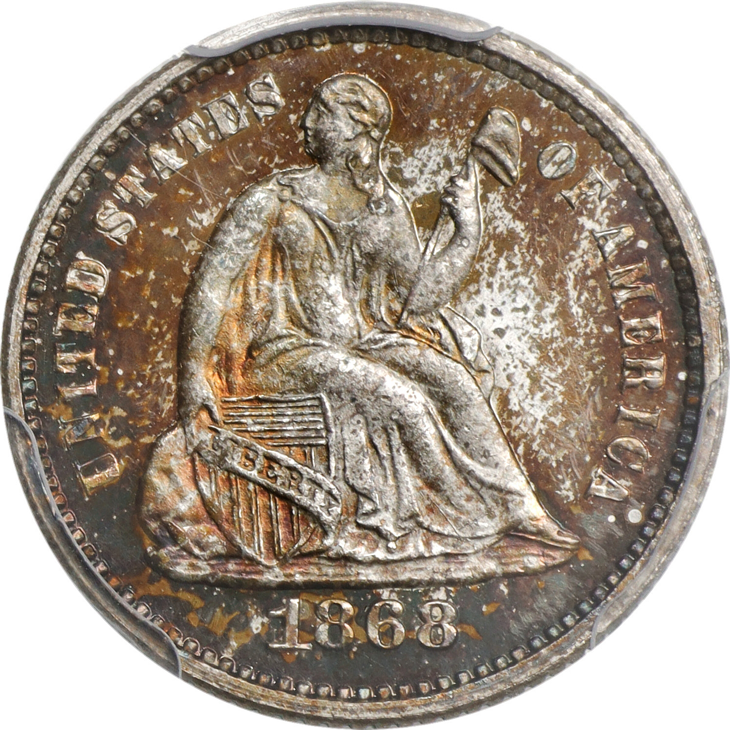 1868 H10c PR65 thumbnail 4