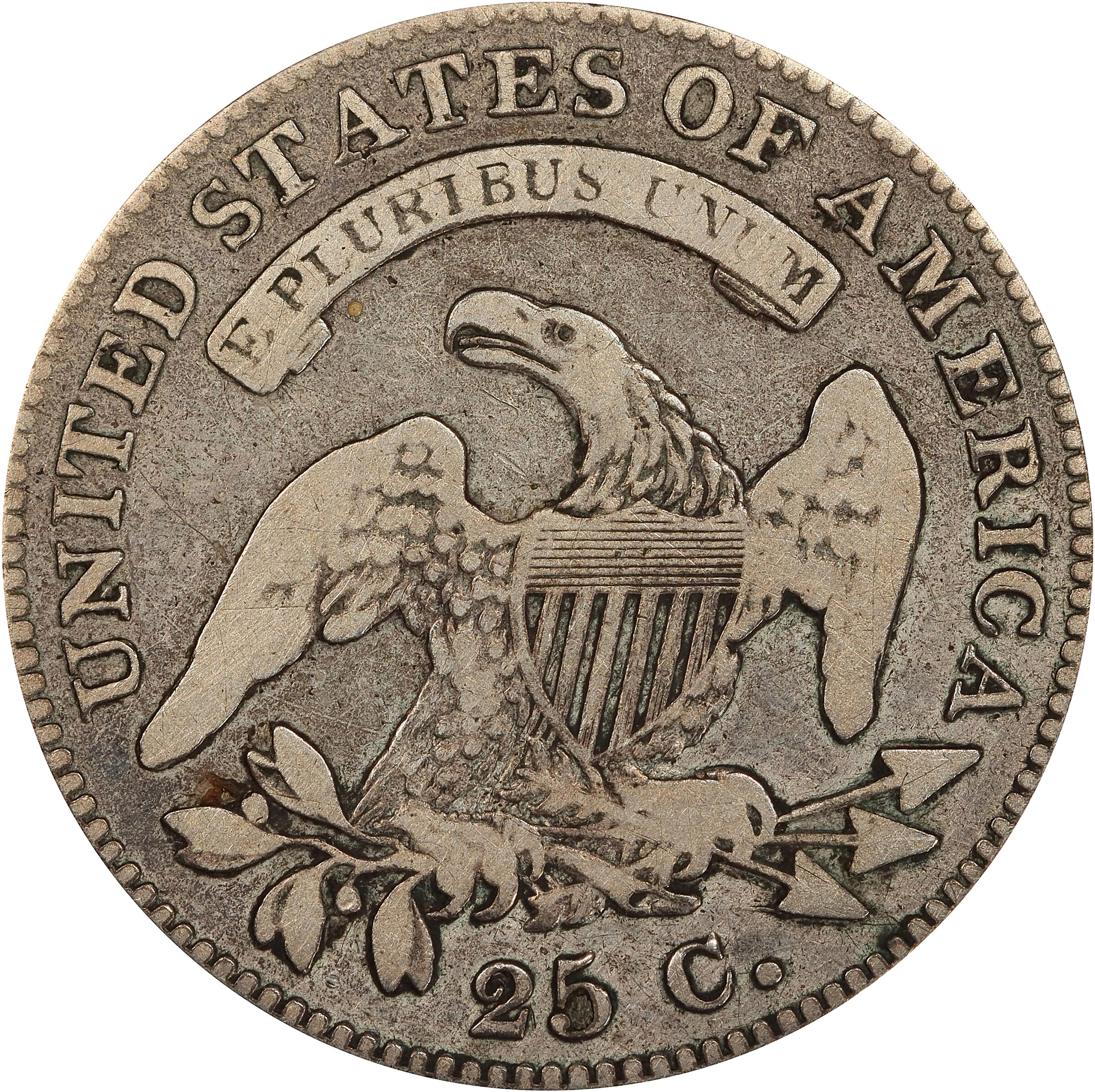1824/2 25c VG10 CAC thumbnail 4