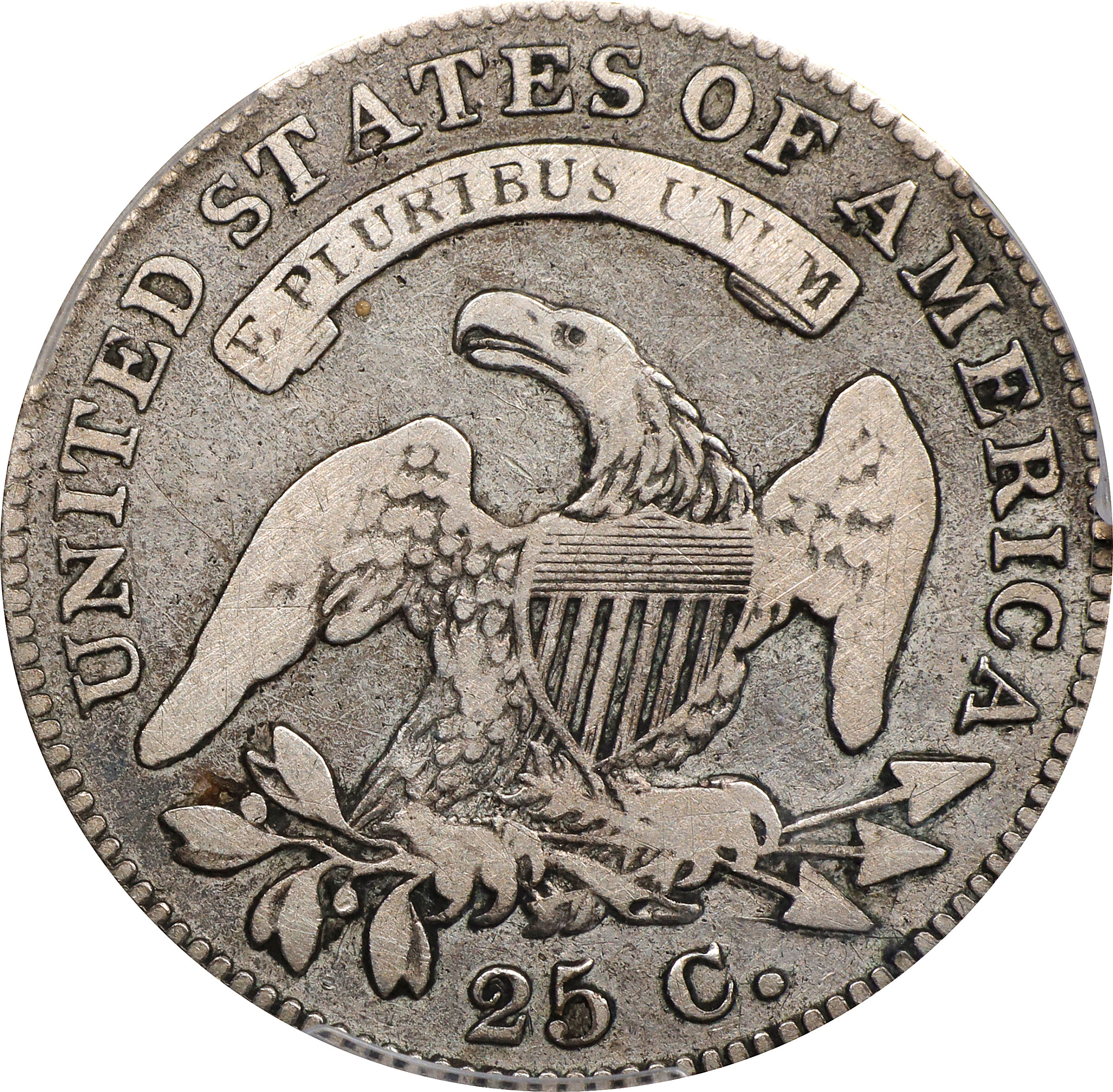 1824/2 25c VG10 CAC thumbnail 6