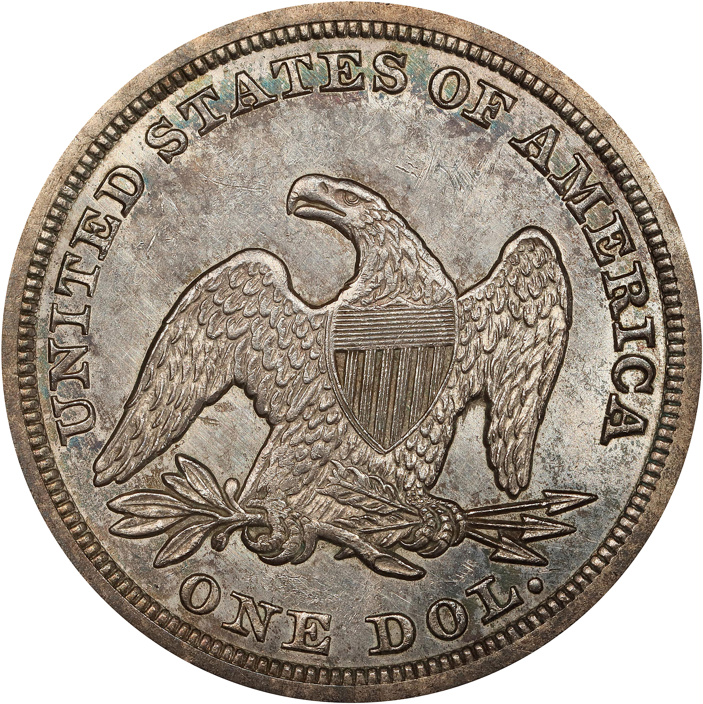 1847 $1 MS62 thumbnail 2