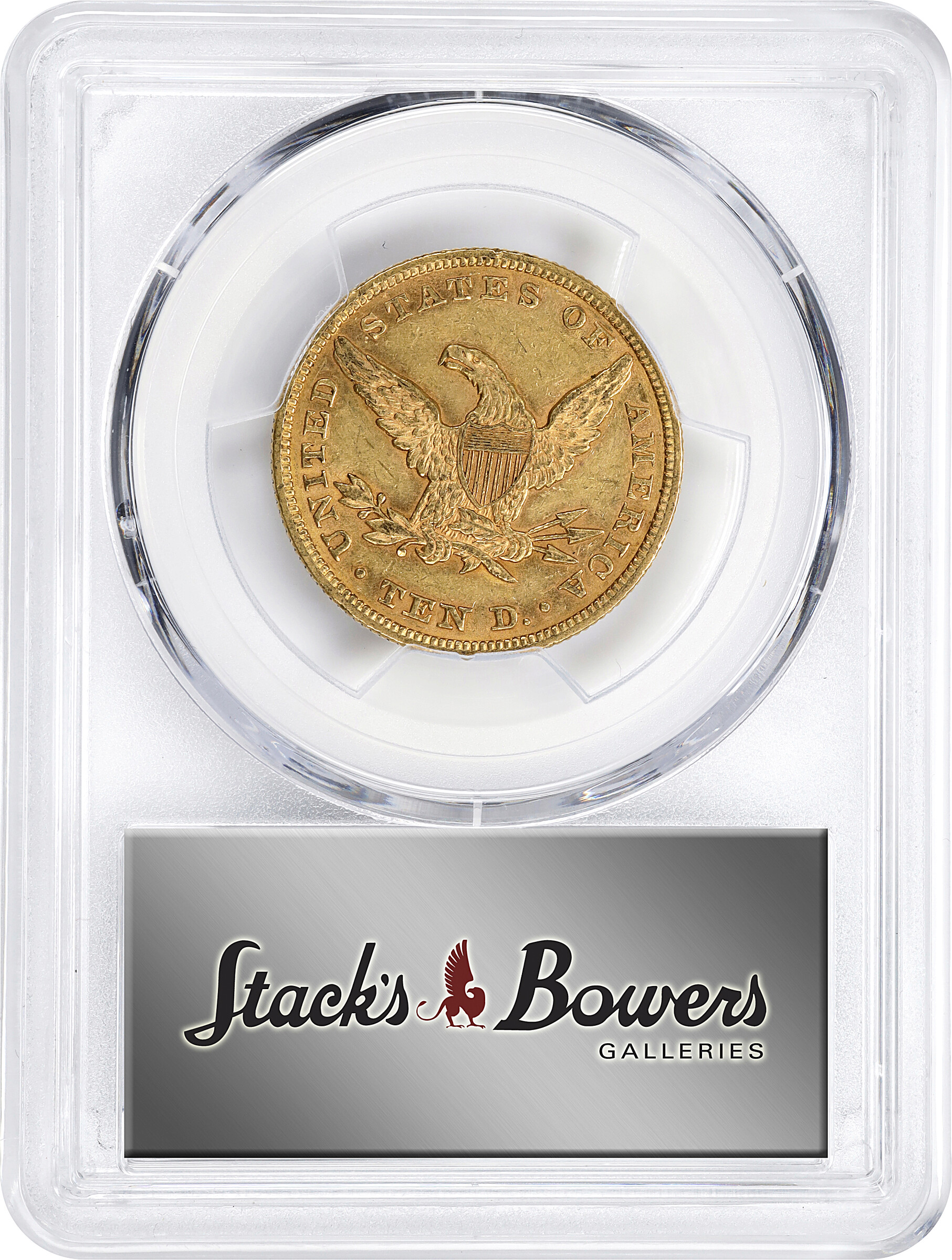 1859 $10 AU58 thumbnail 5