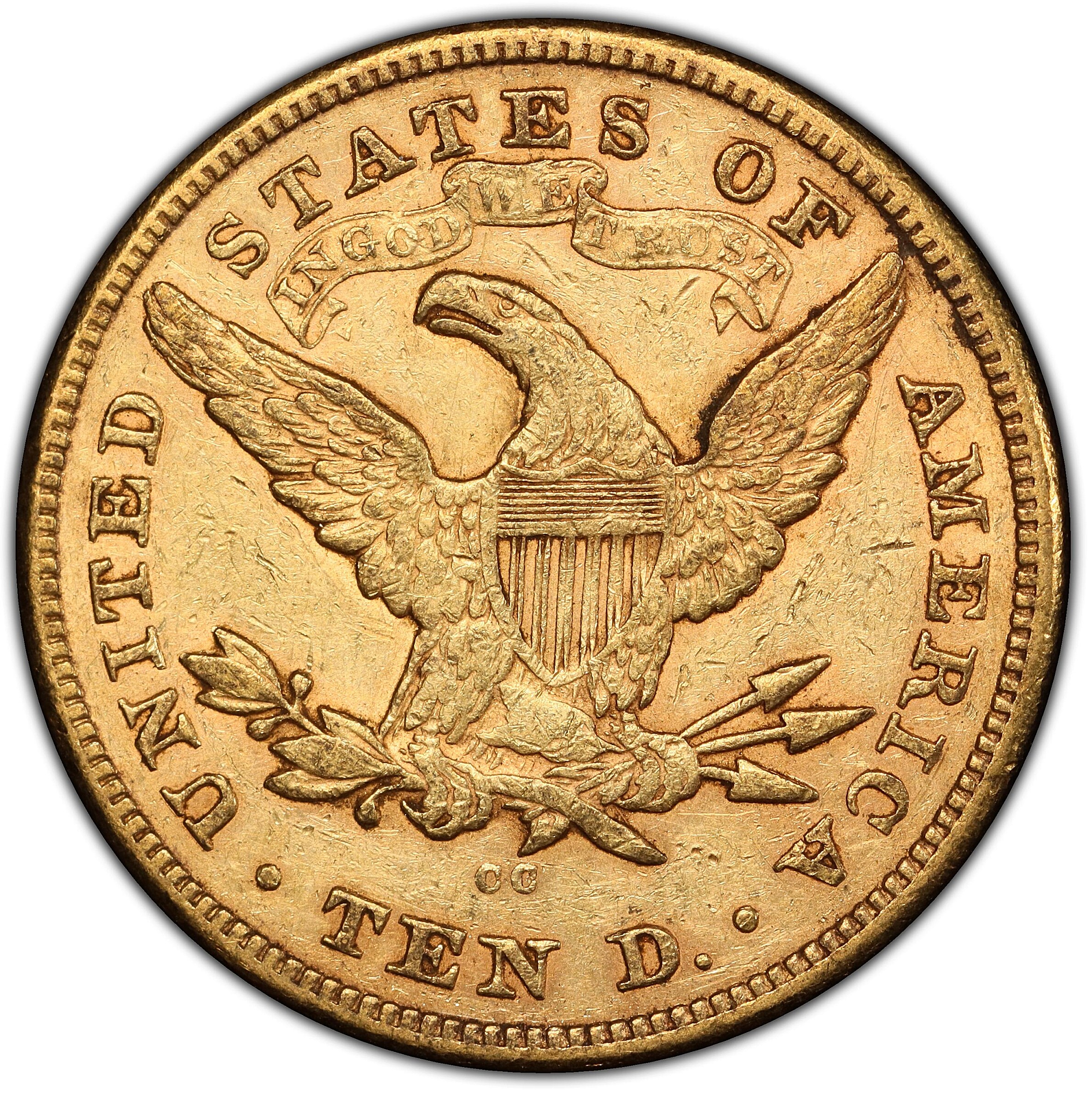 1874-CC $10 MS61 thumbnail 11