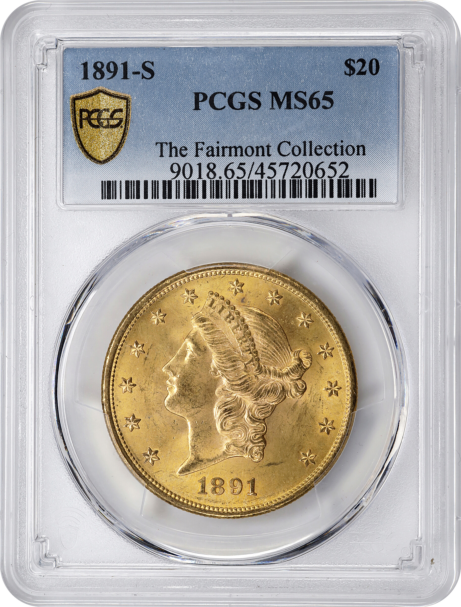 1891-S $20 MS65 thumbnail 5