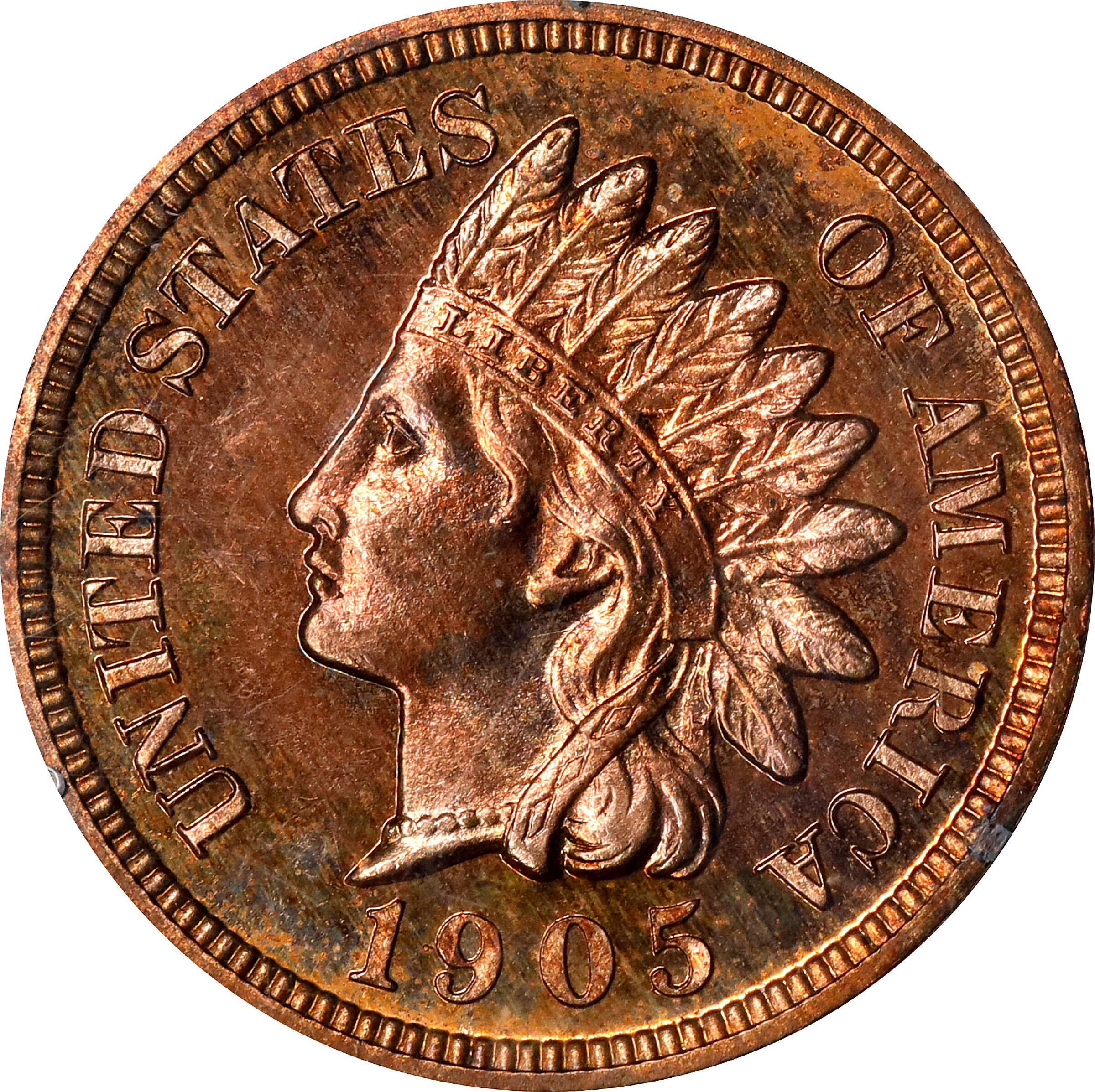 1905 Indian Cent. Proof-65 RD (PCGS). OGH Rattler.
