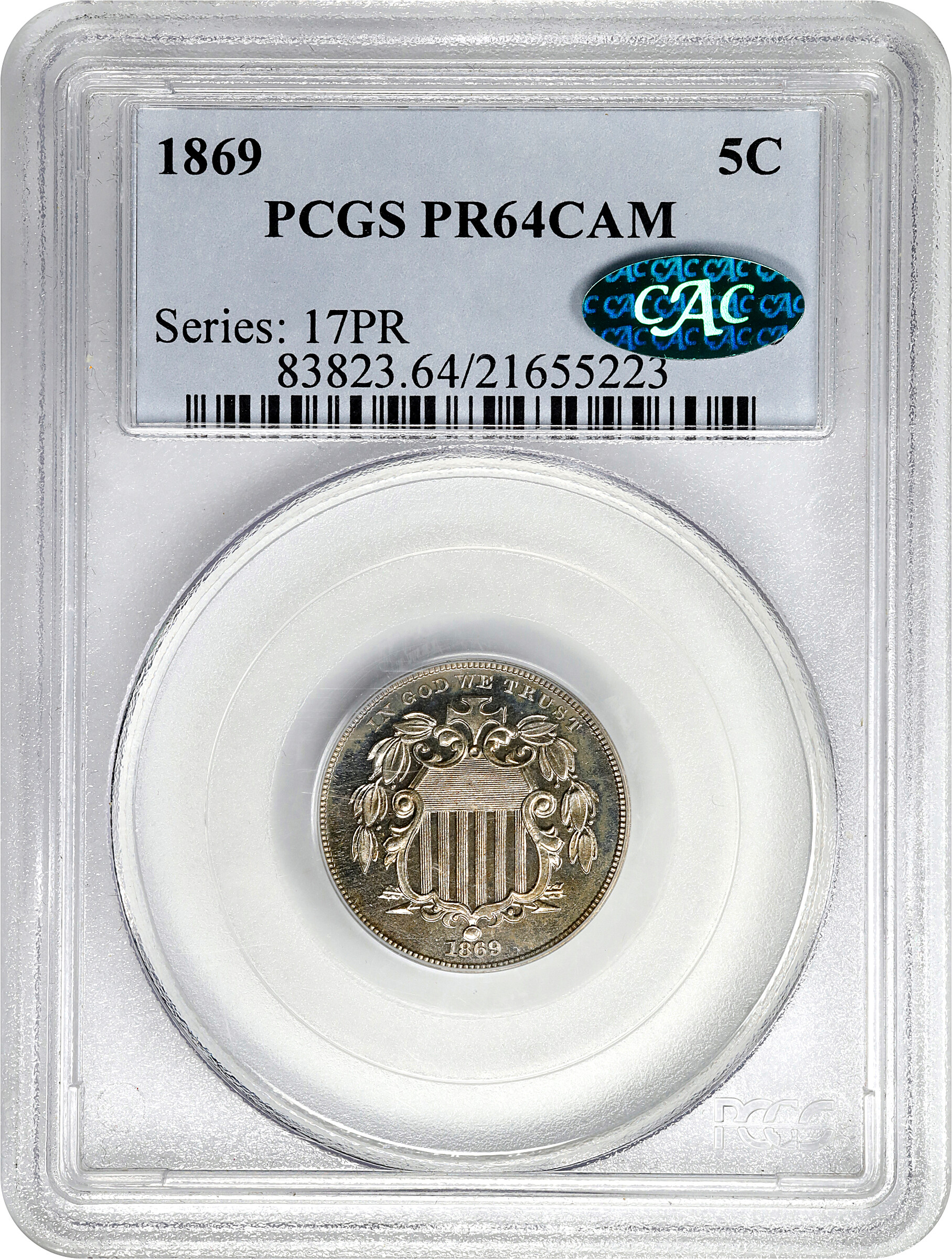 1869 5c PR CAM PR64 CAM thumbnail 10