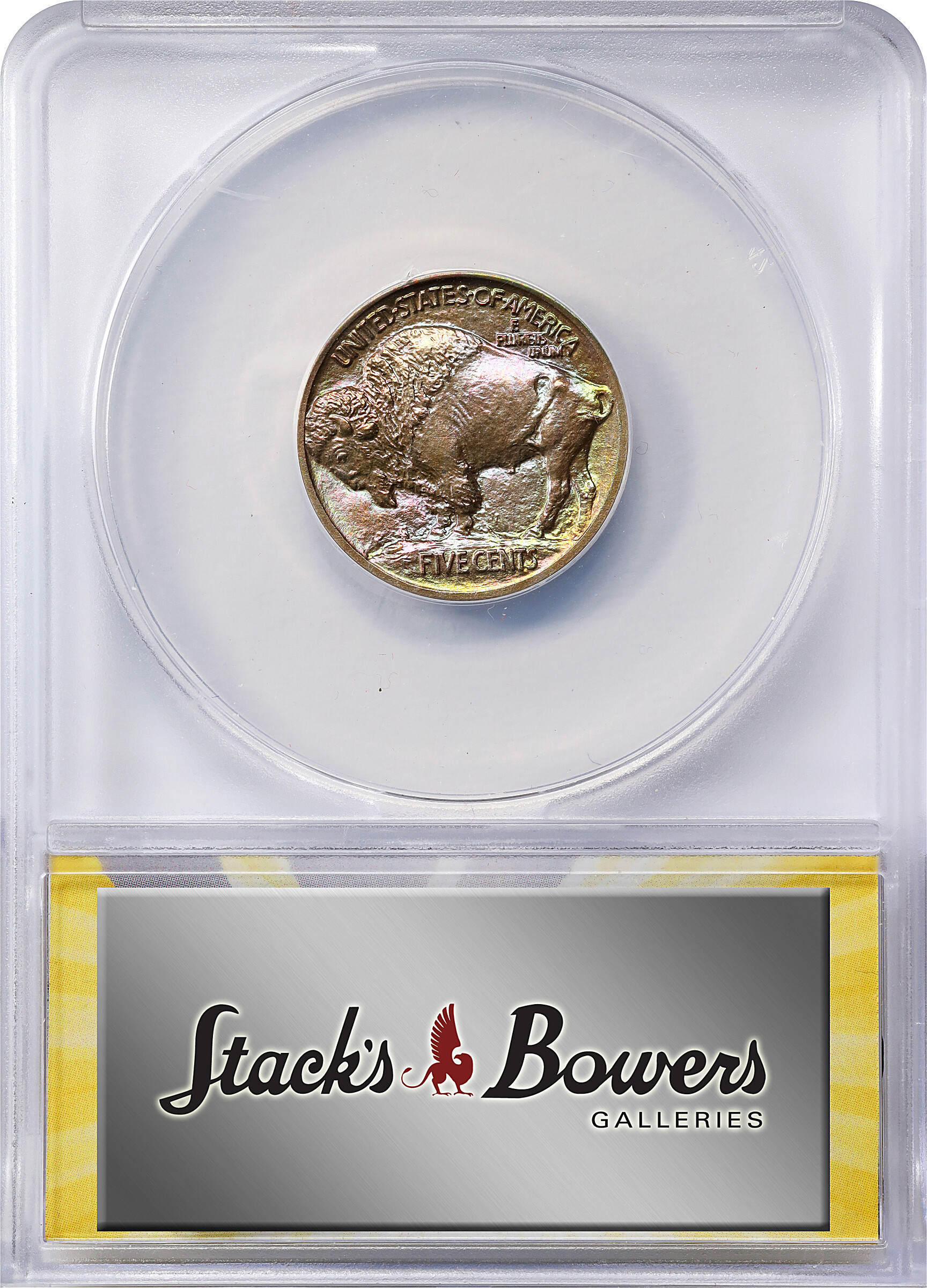 1913 5c Buffalo, Matte Finish, Type 1 PR61 thumbnail 9