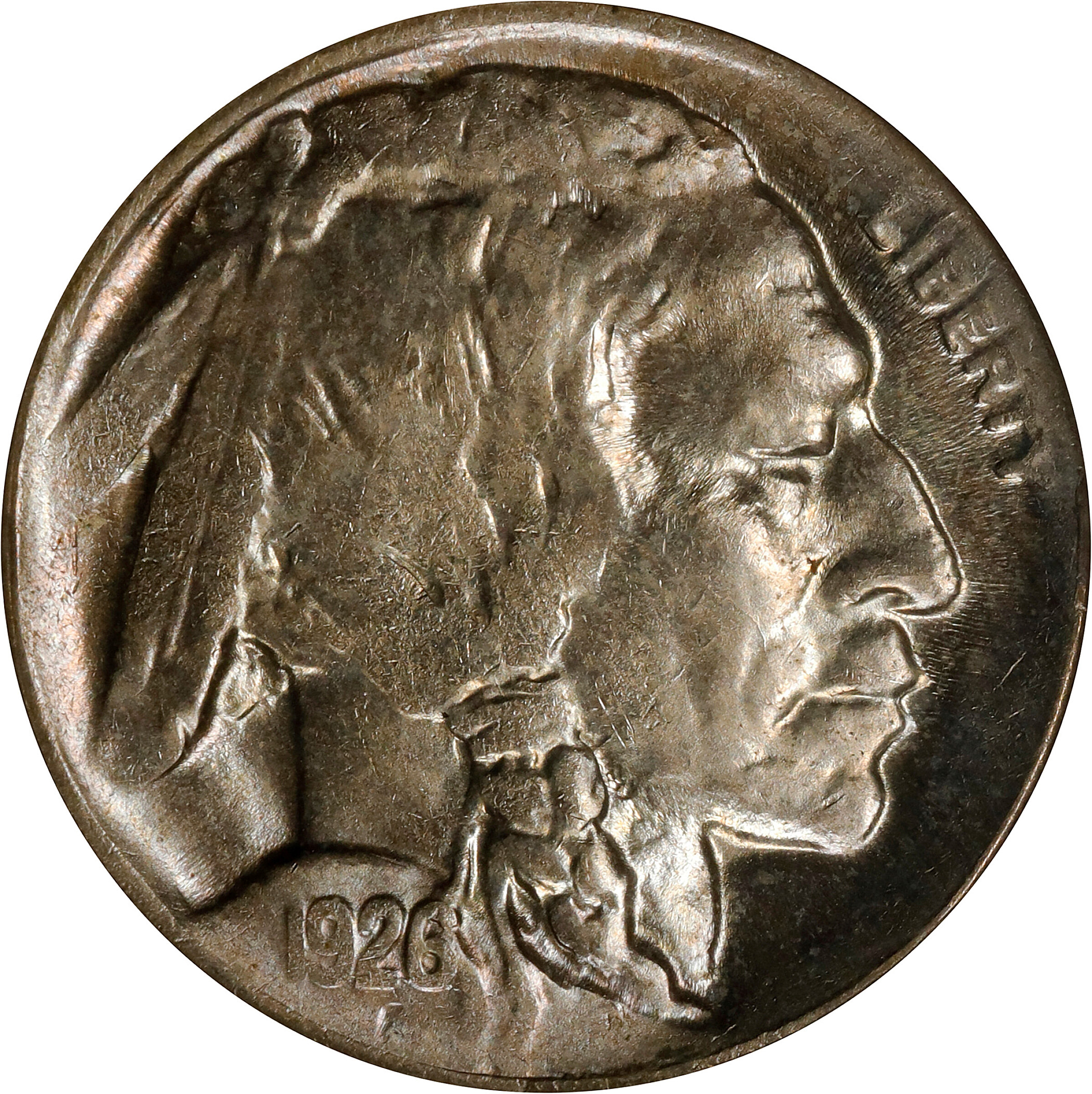 1926-D Buffalo Nickel. MS-60 (NGC). OH.