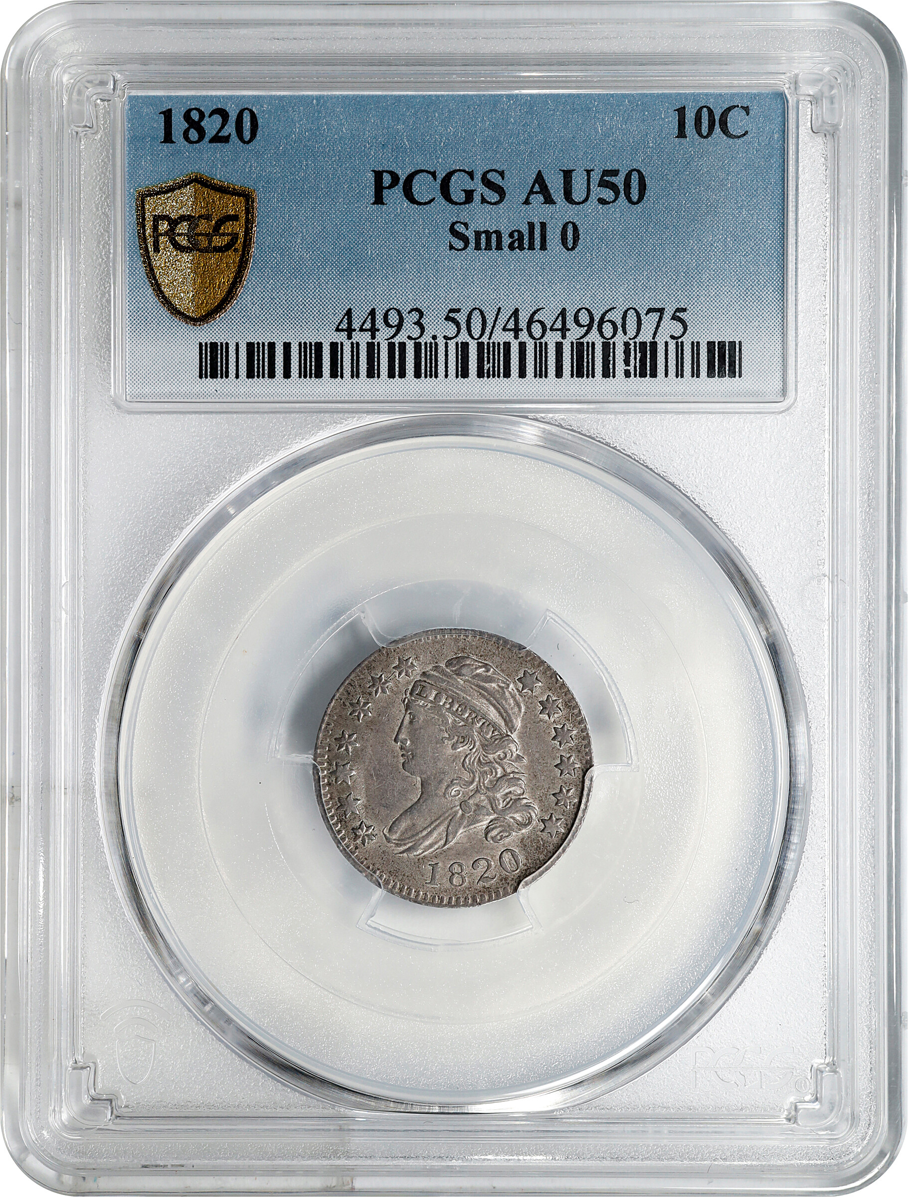 1820 10c Small 0 VF30 thumbnail 18