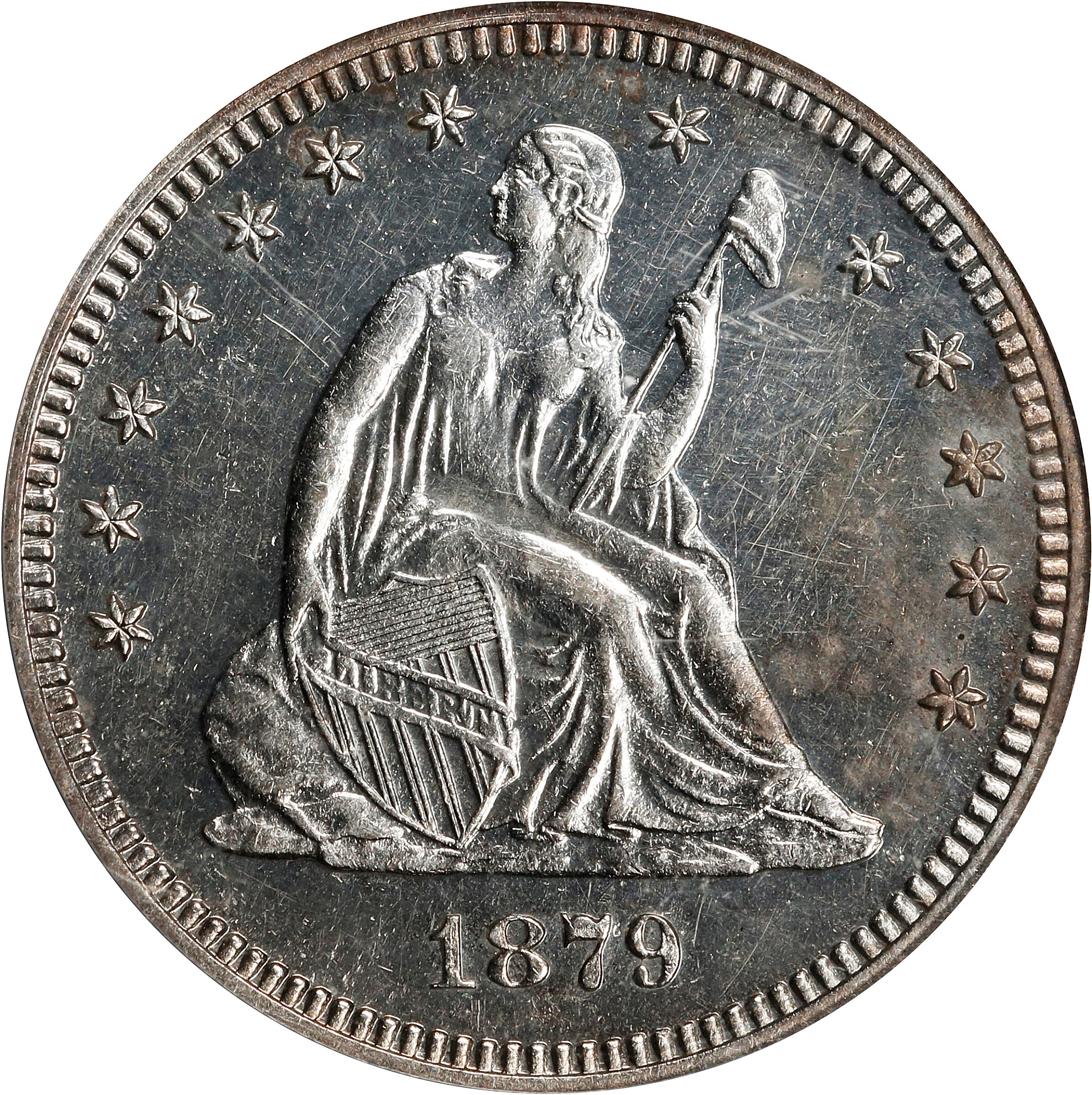 1879 Liberty Seated Quarter. Proof-61 (PCGS). OGH.