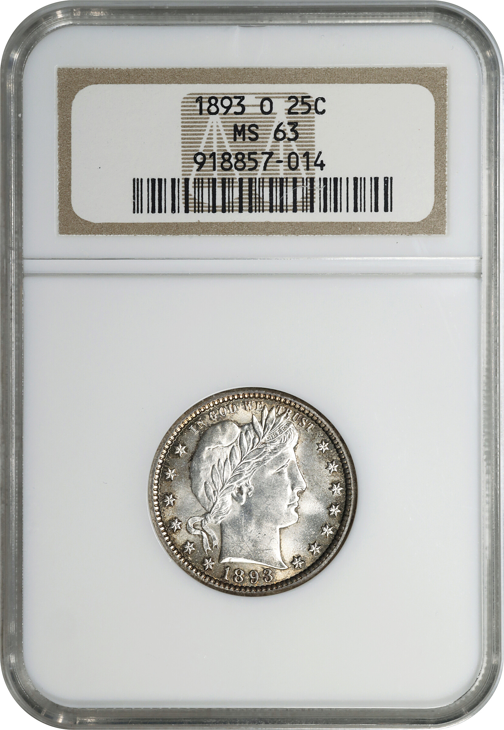 1893-O 25c MS63 thumbnail 3