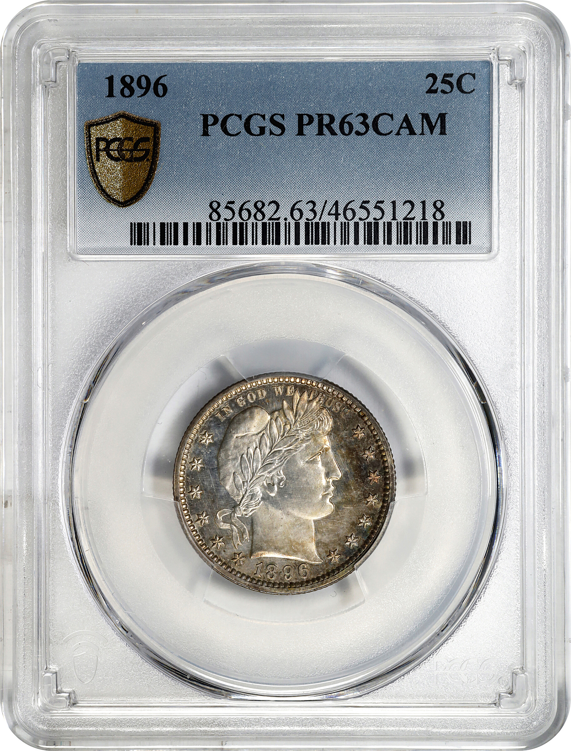 1896 25c PR CAM PR61 CAM thumbnail 3