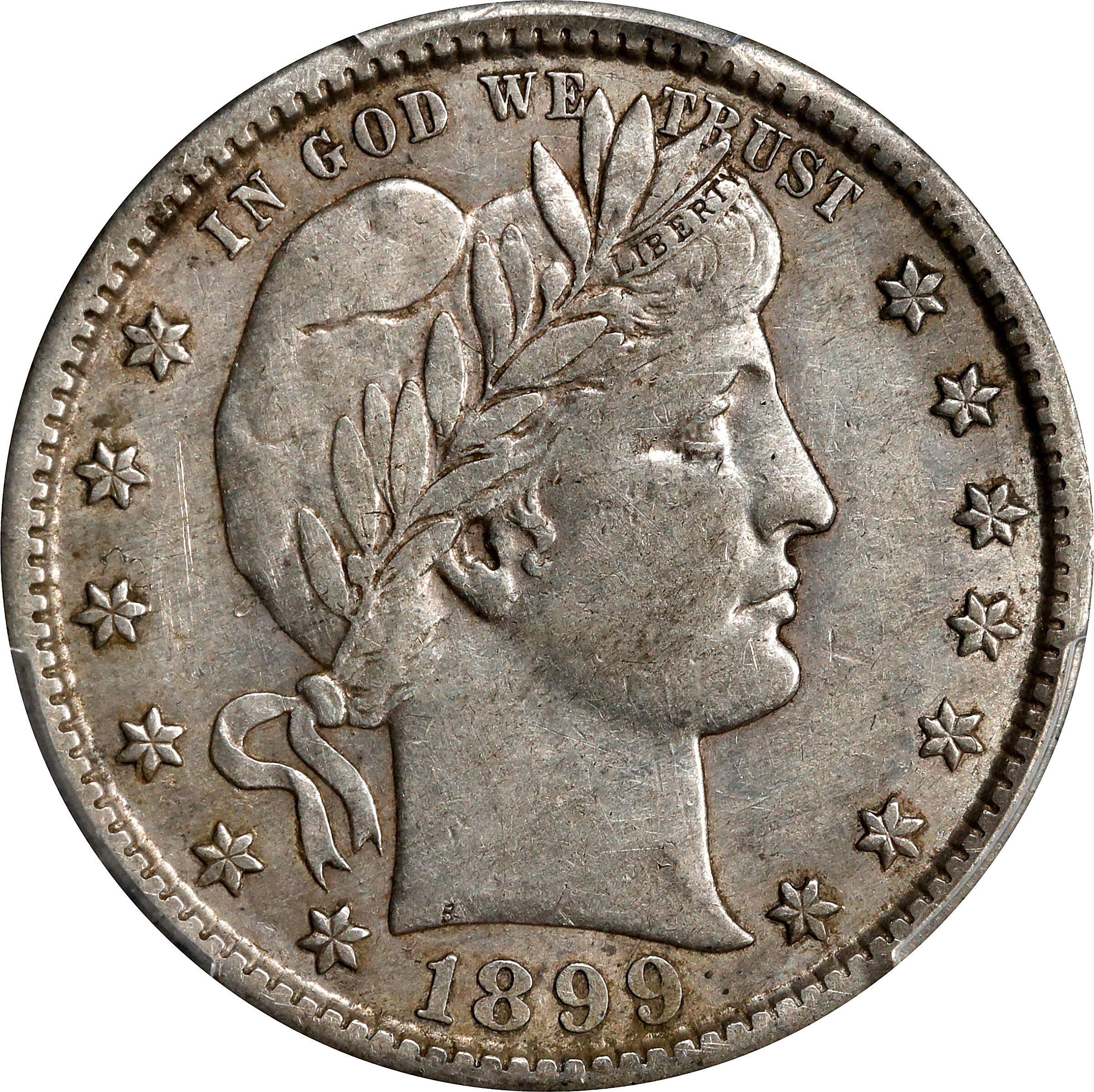 1899-S Barber Quarter. EF-40 (PCGS).