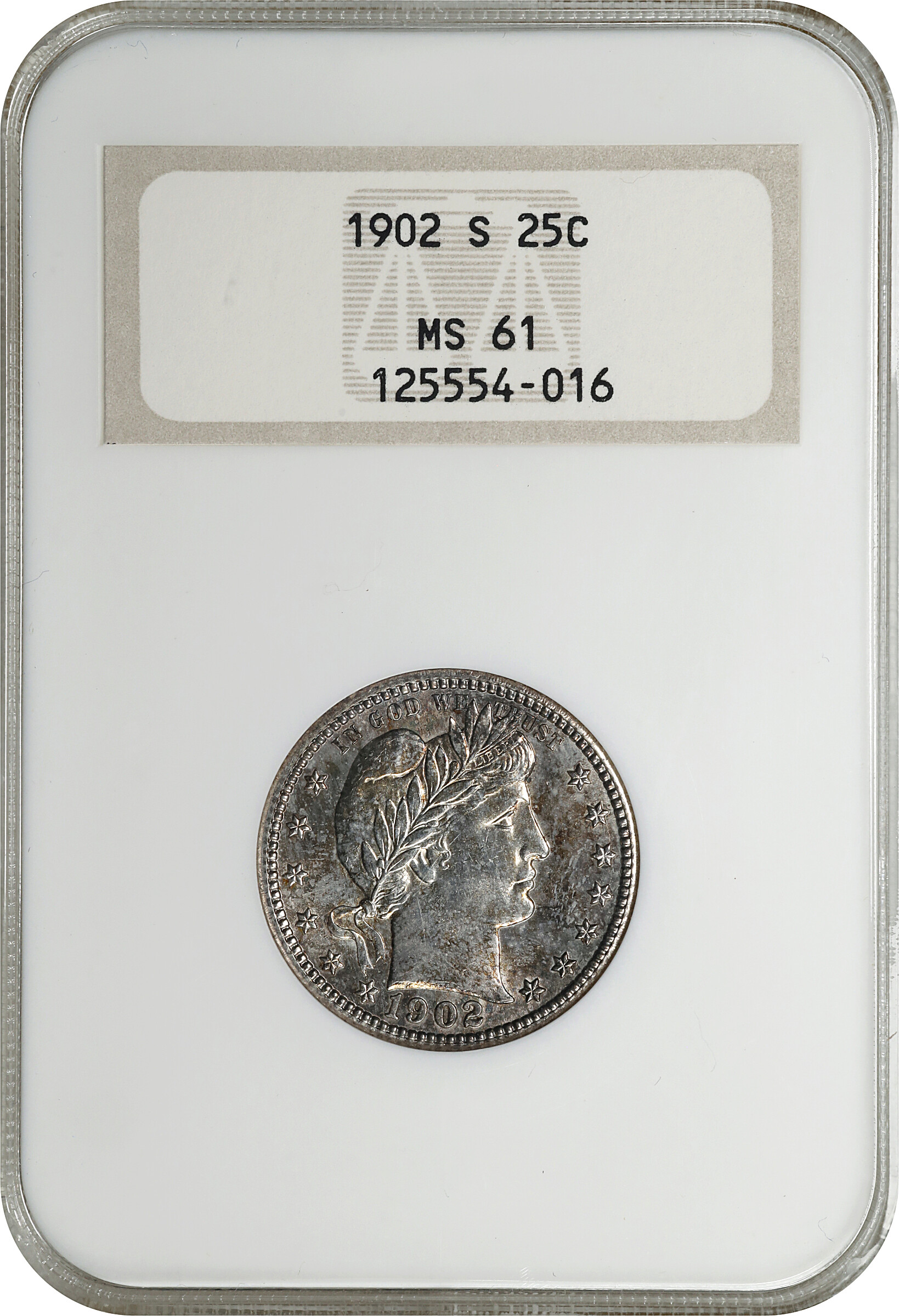 1902-S 25c MS61 thumbnail 3