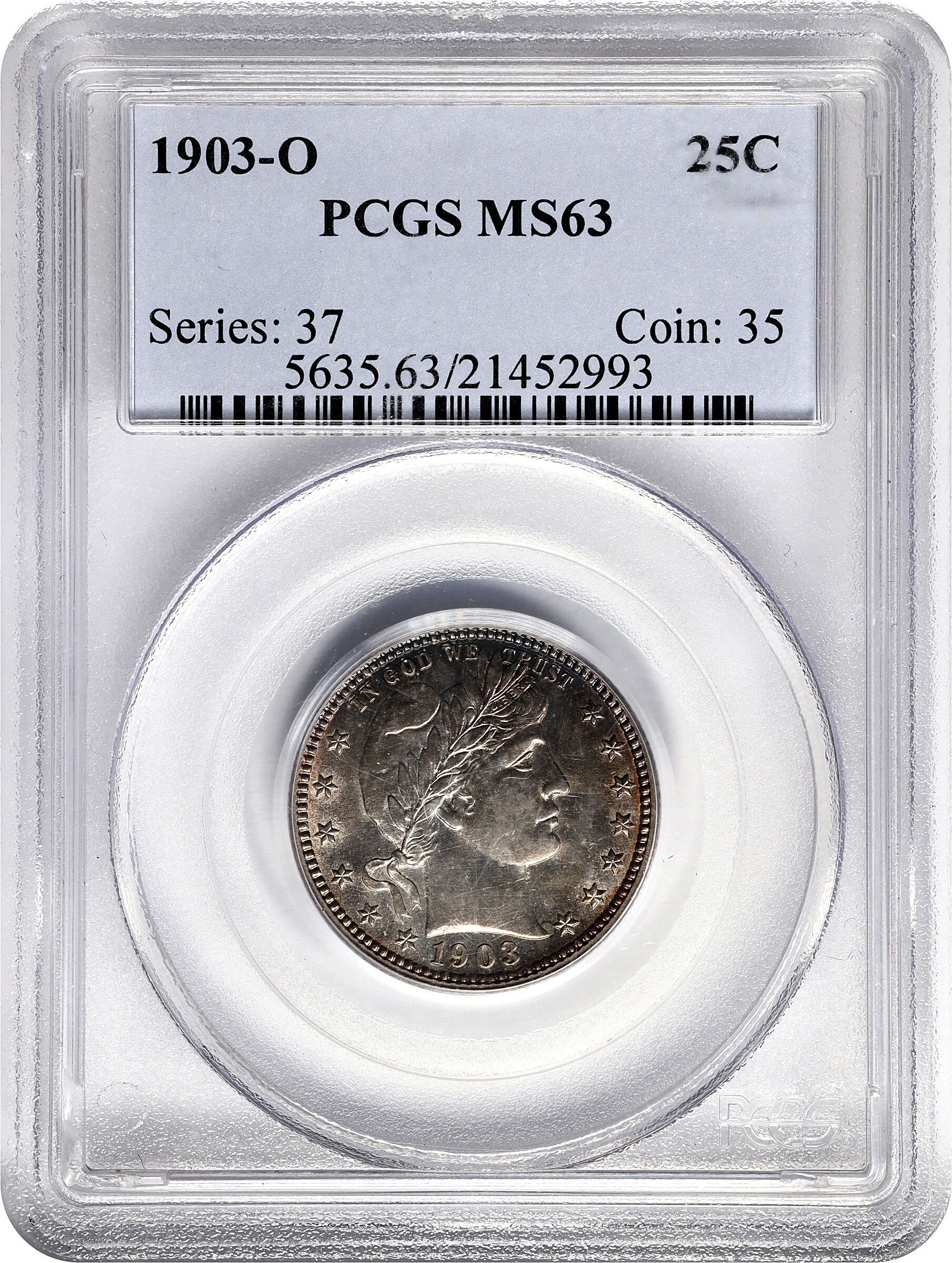 1903-O 25c MS62 thumbnail 3